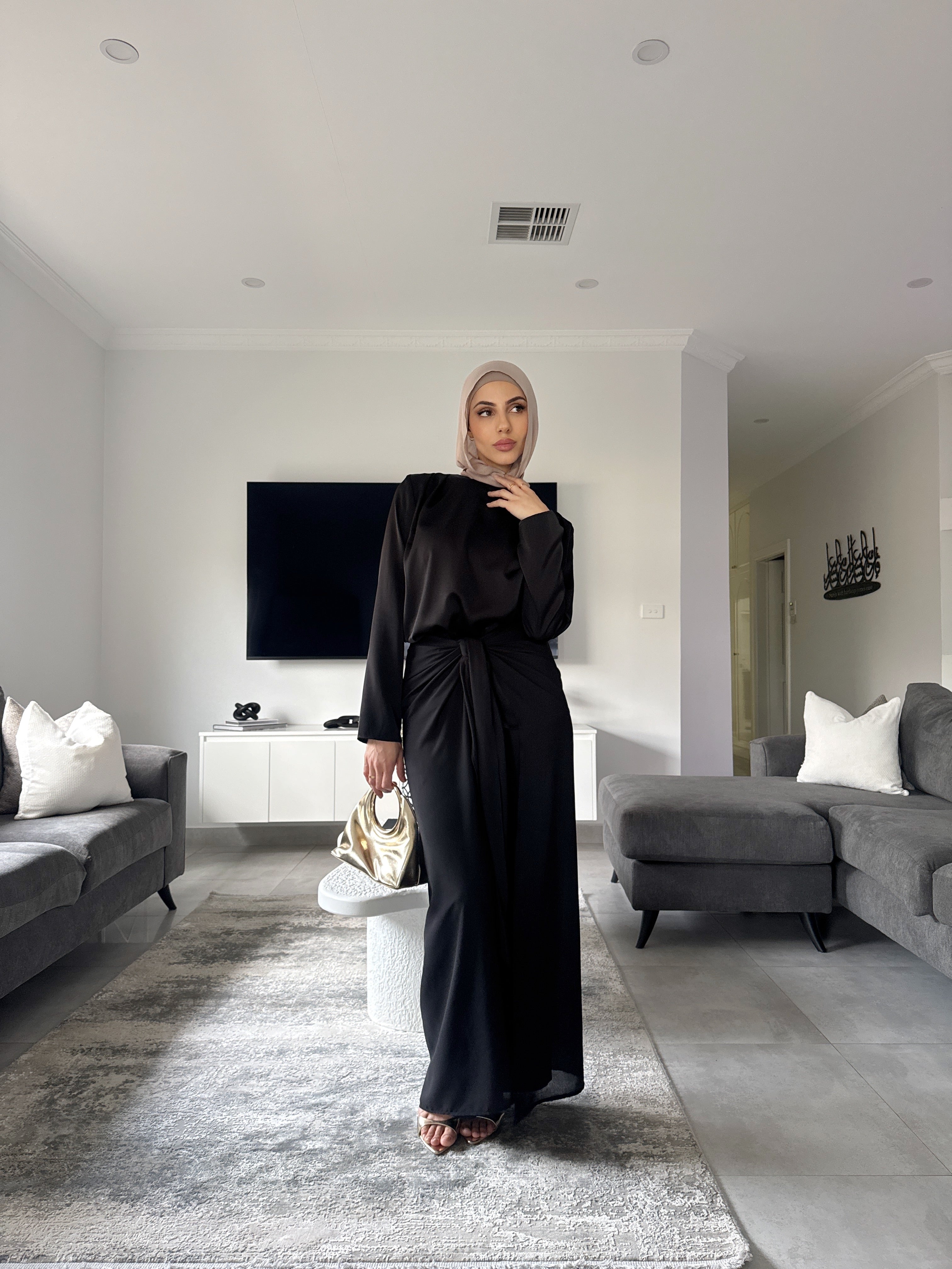 Sakina 3 piece satin set