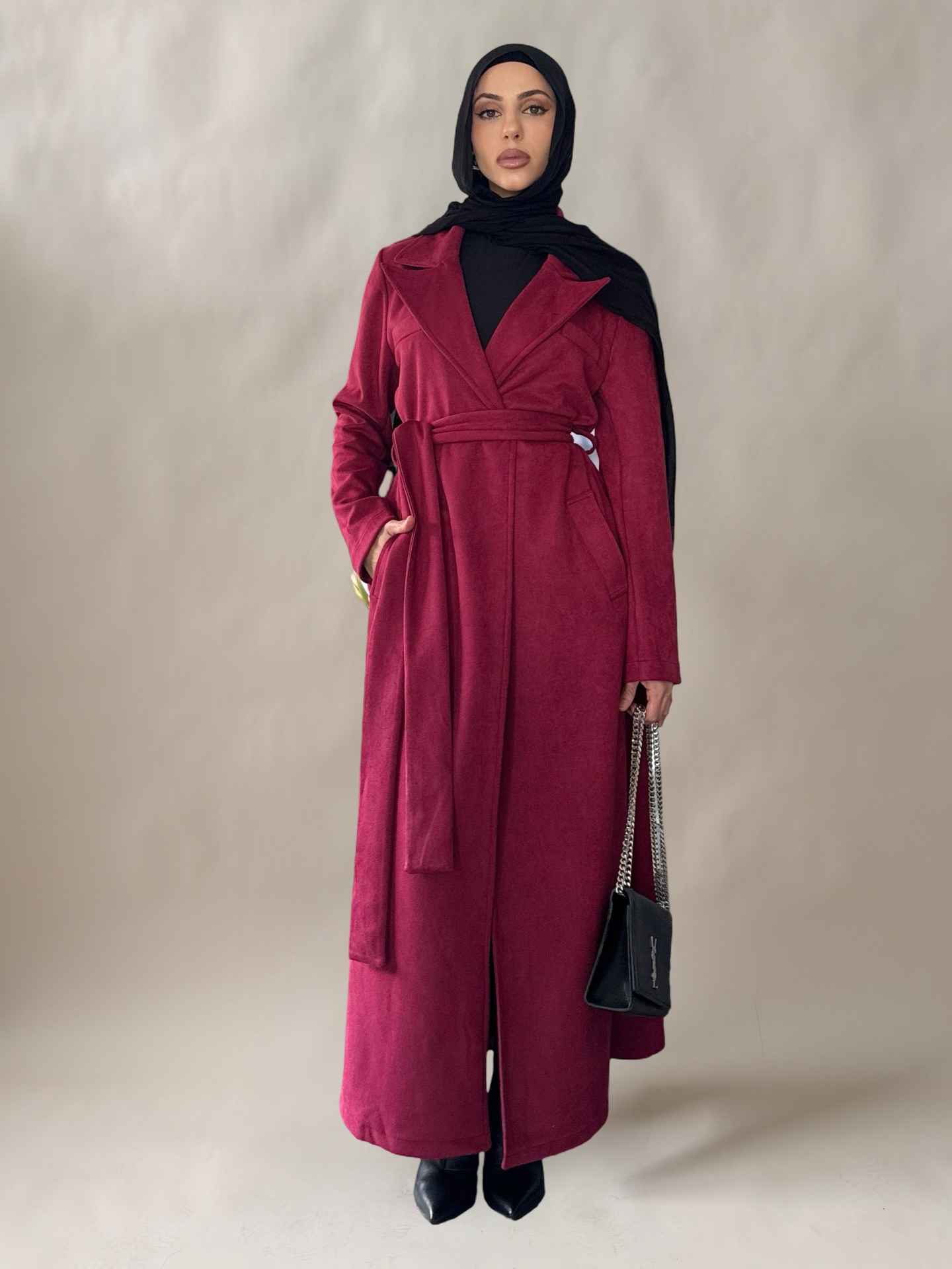 Selena Suede coat