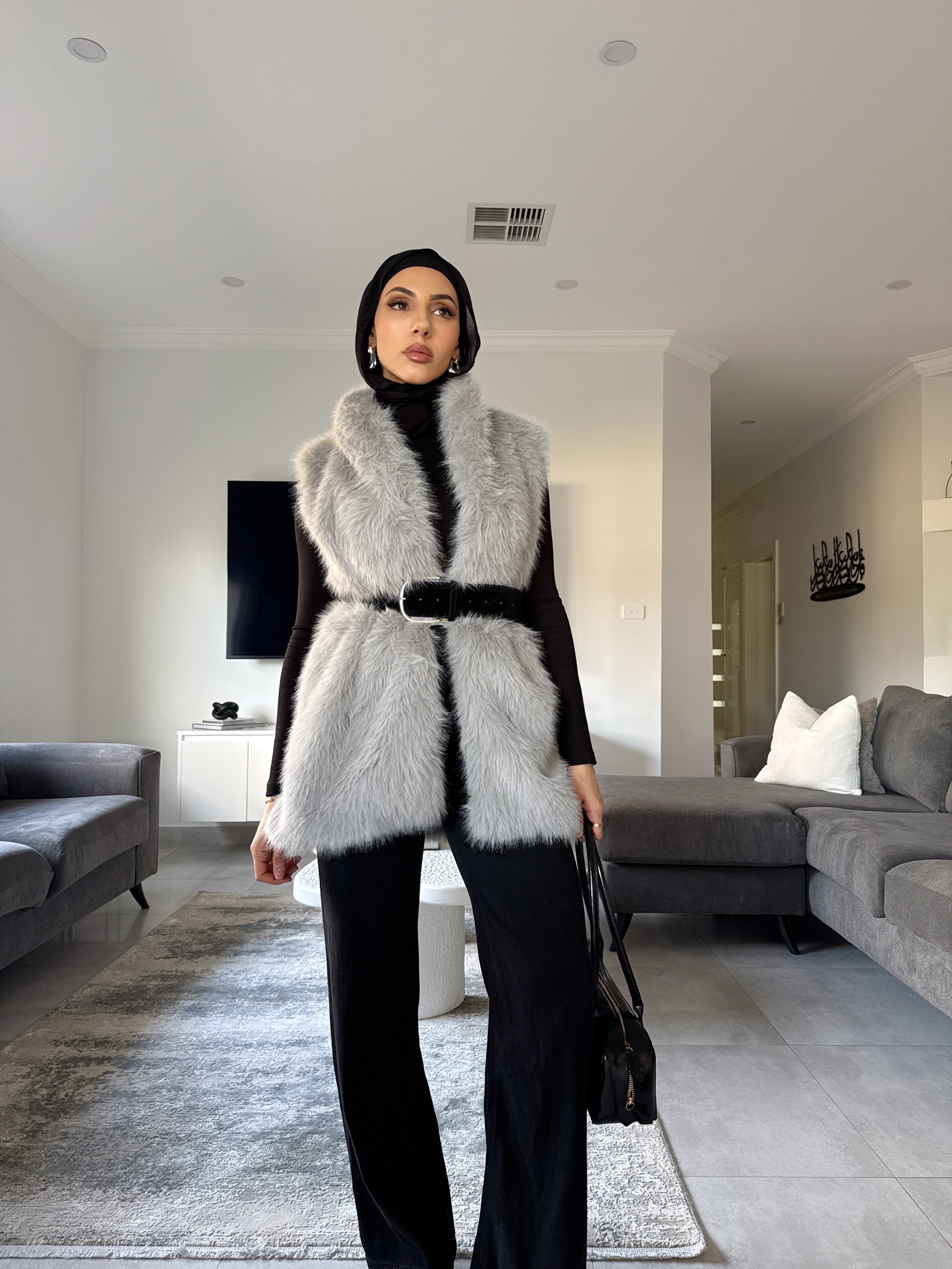 Bella Faux Fur Vest