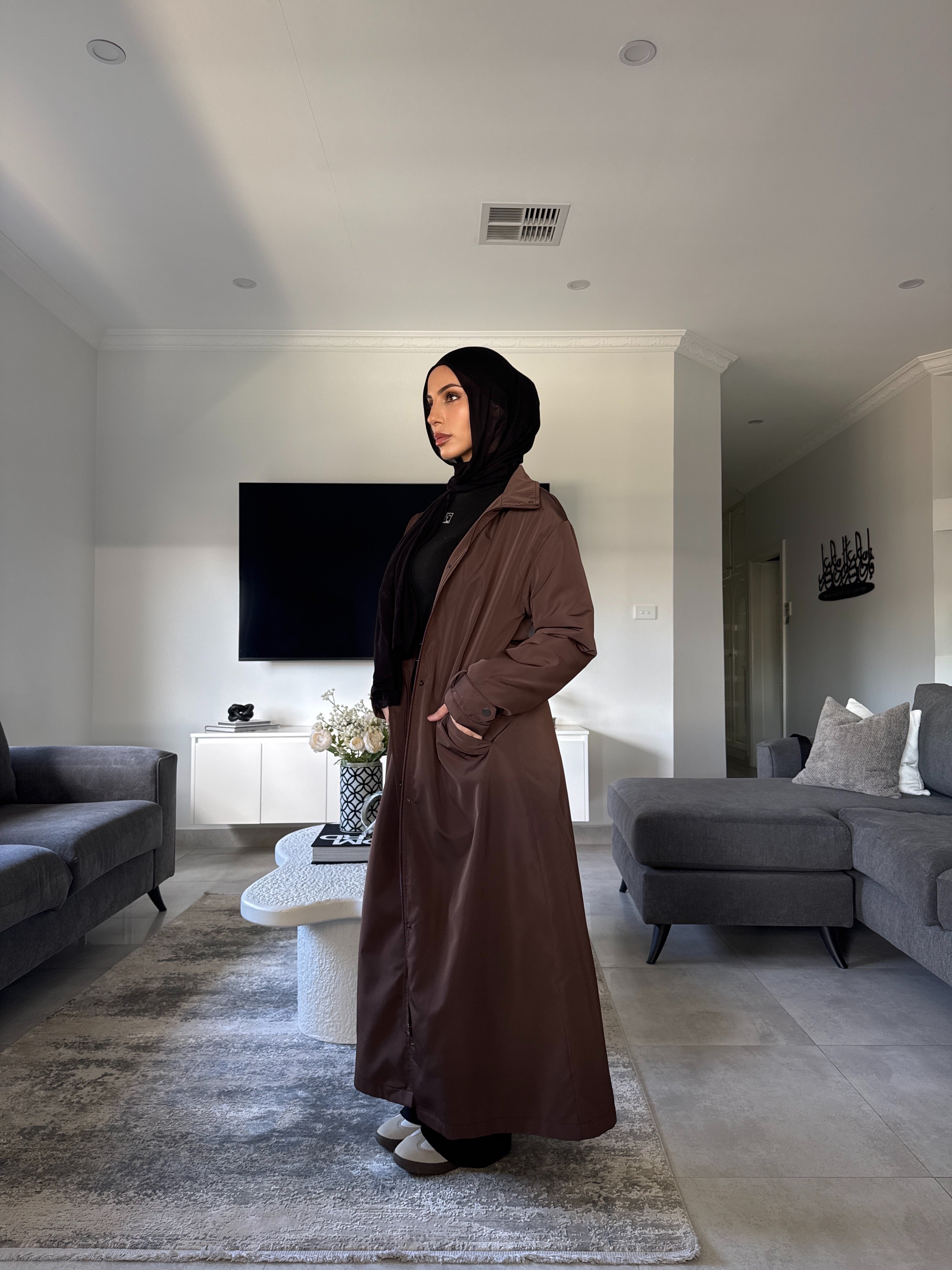 Tessa fleece trench