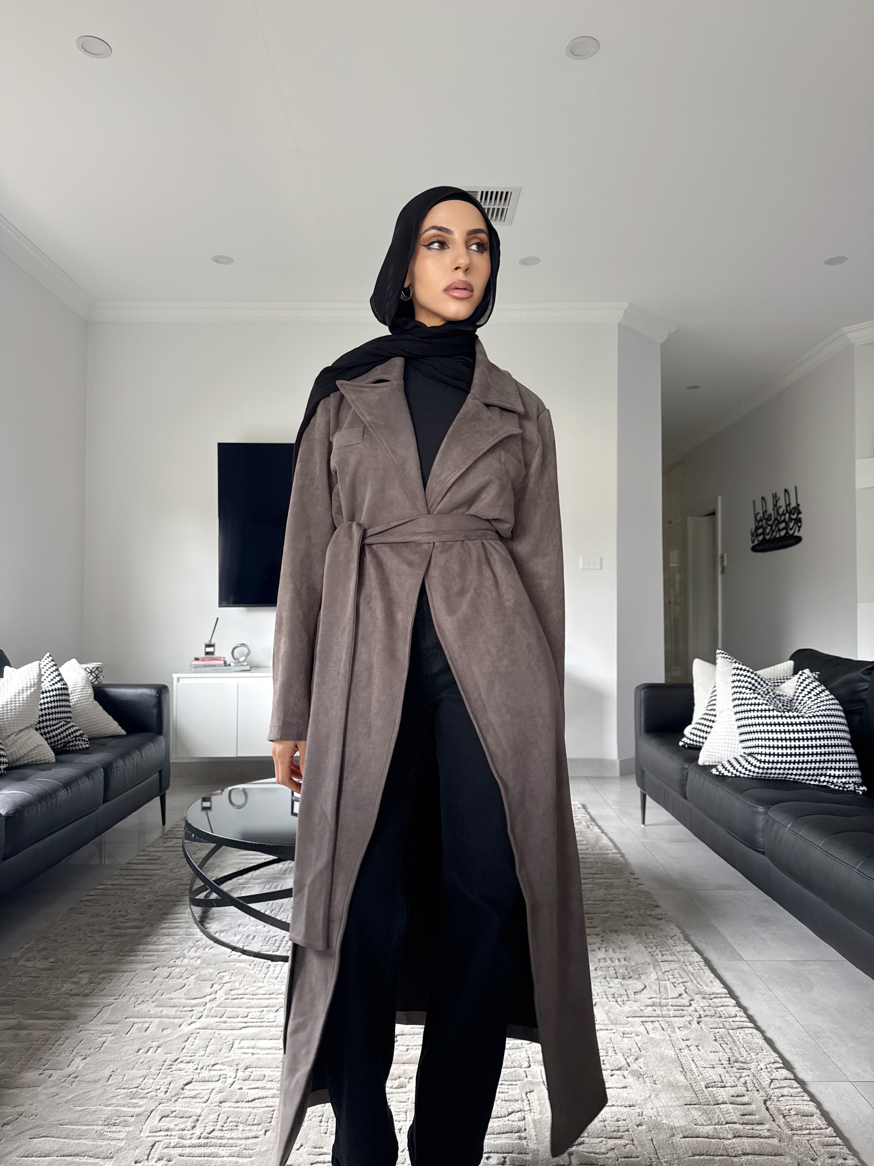 Selena Suede coat