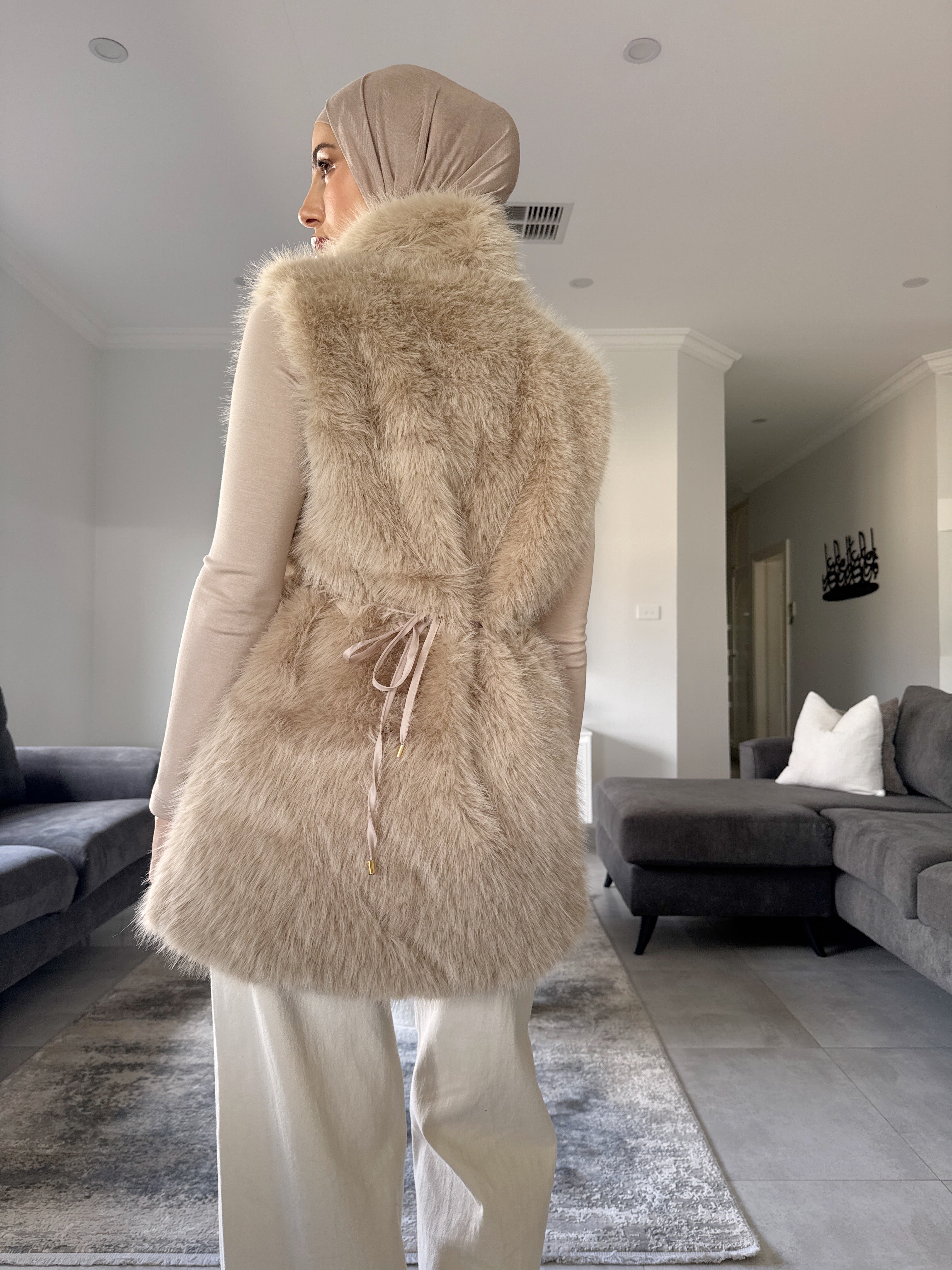 Bella Faux Fur Vest