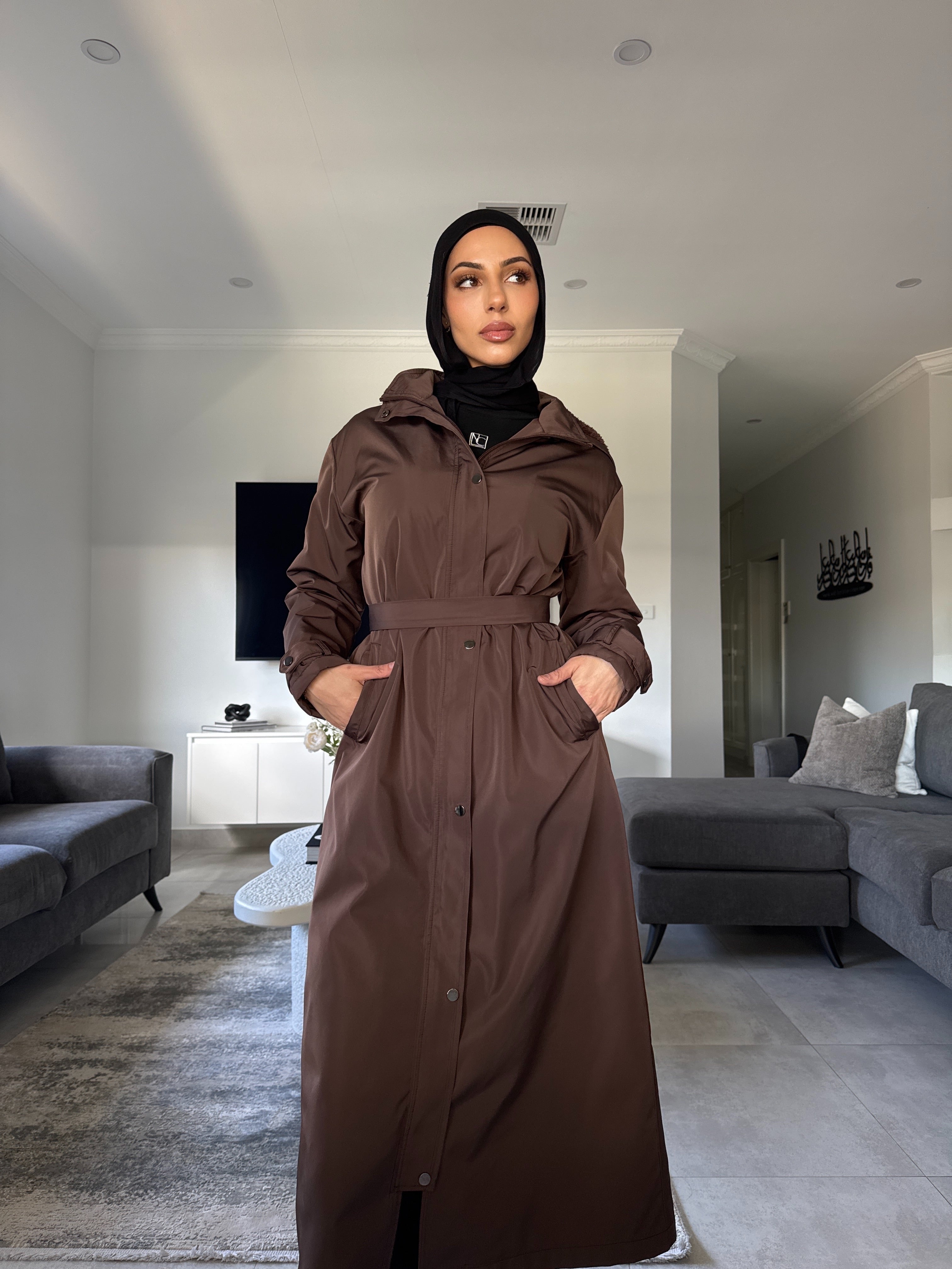 Tessa fleece trench