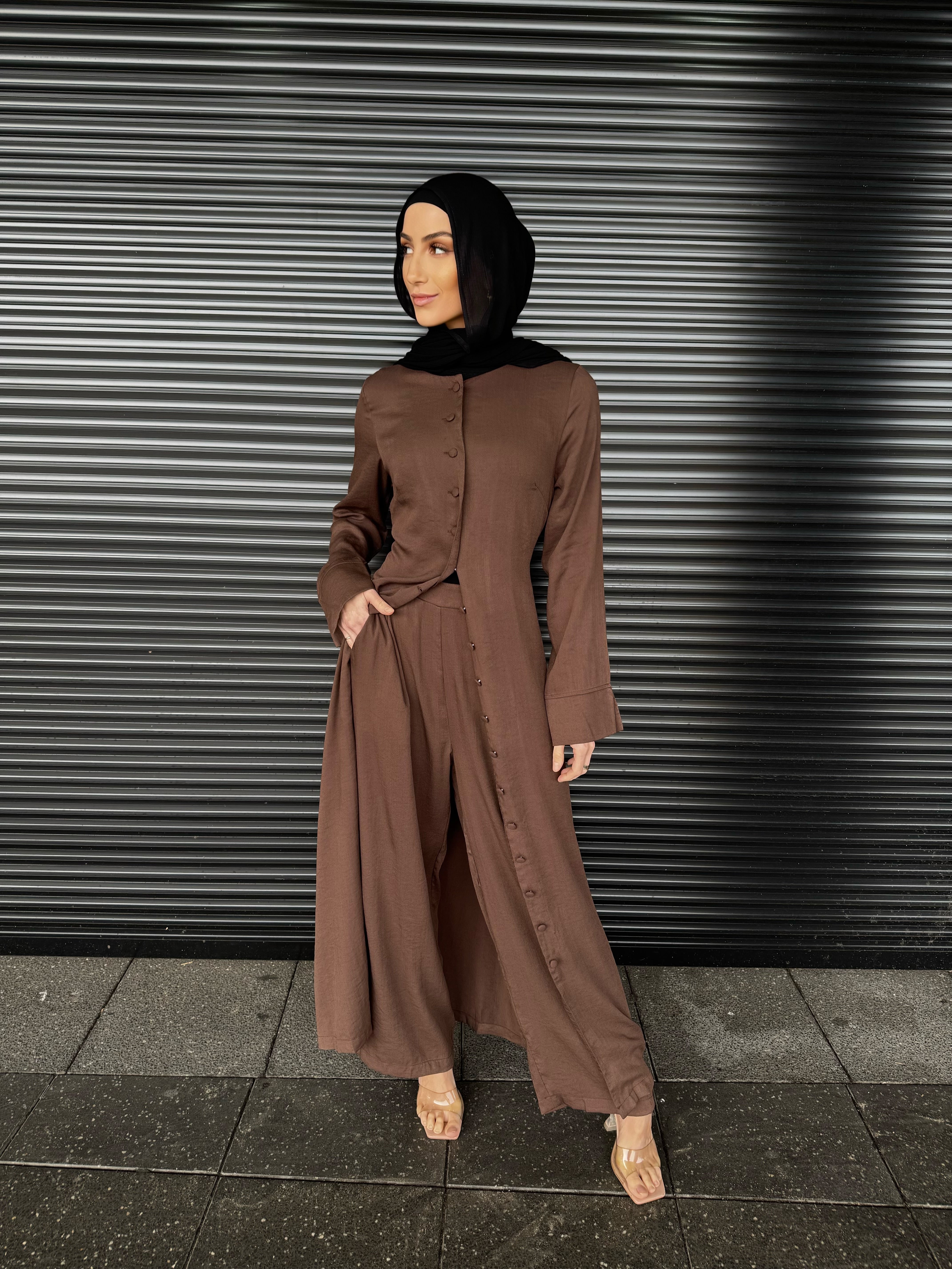 Amy long blazer set