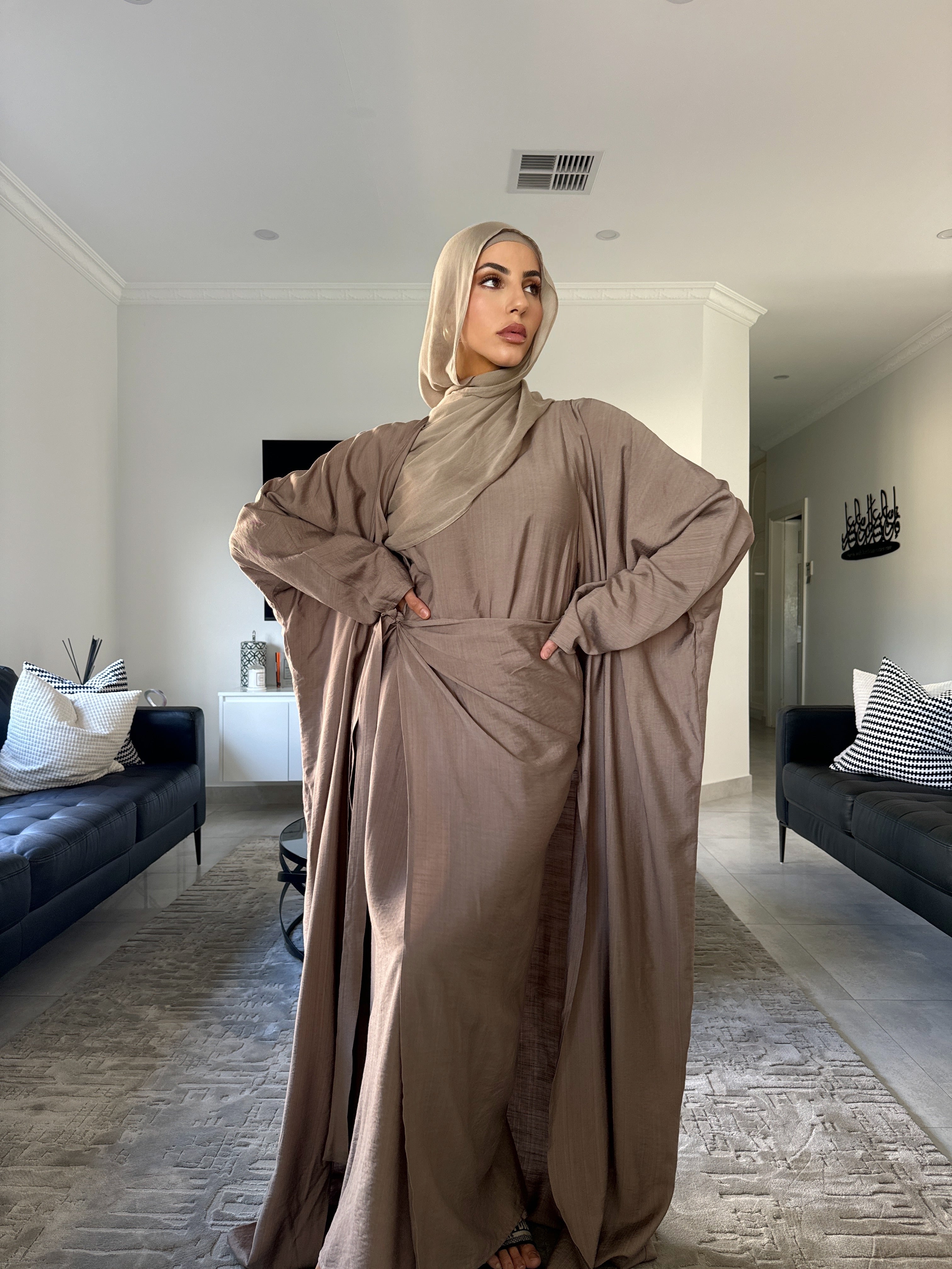 Dunya 3 piece abaya set