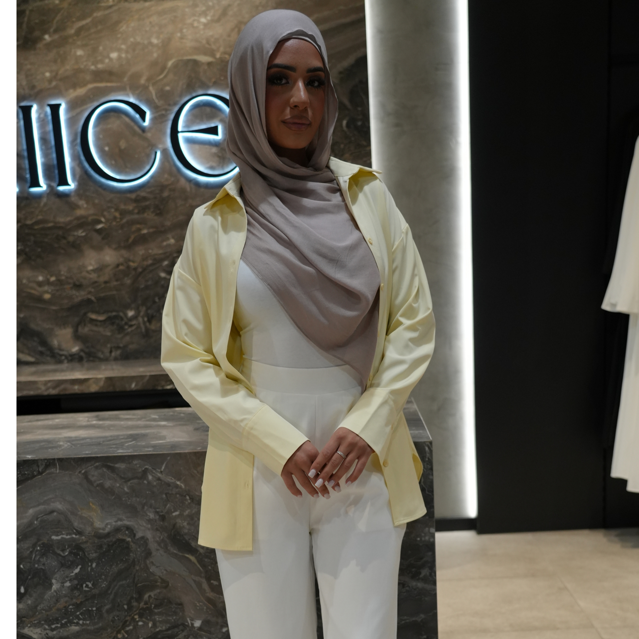 Elle button up shirt