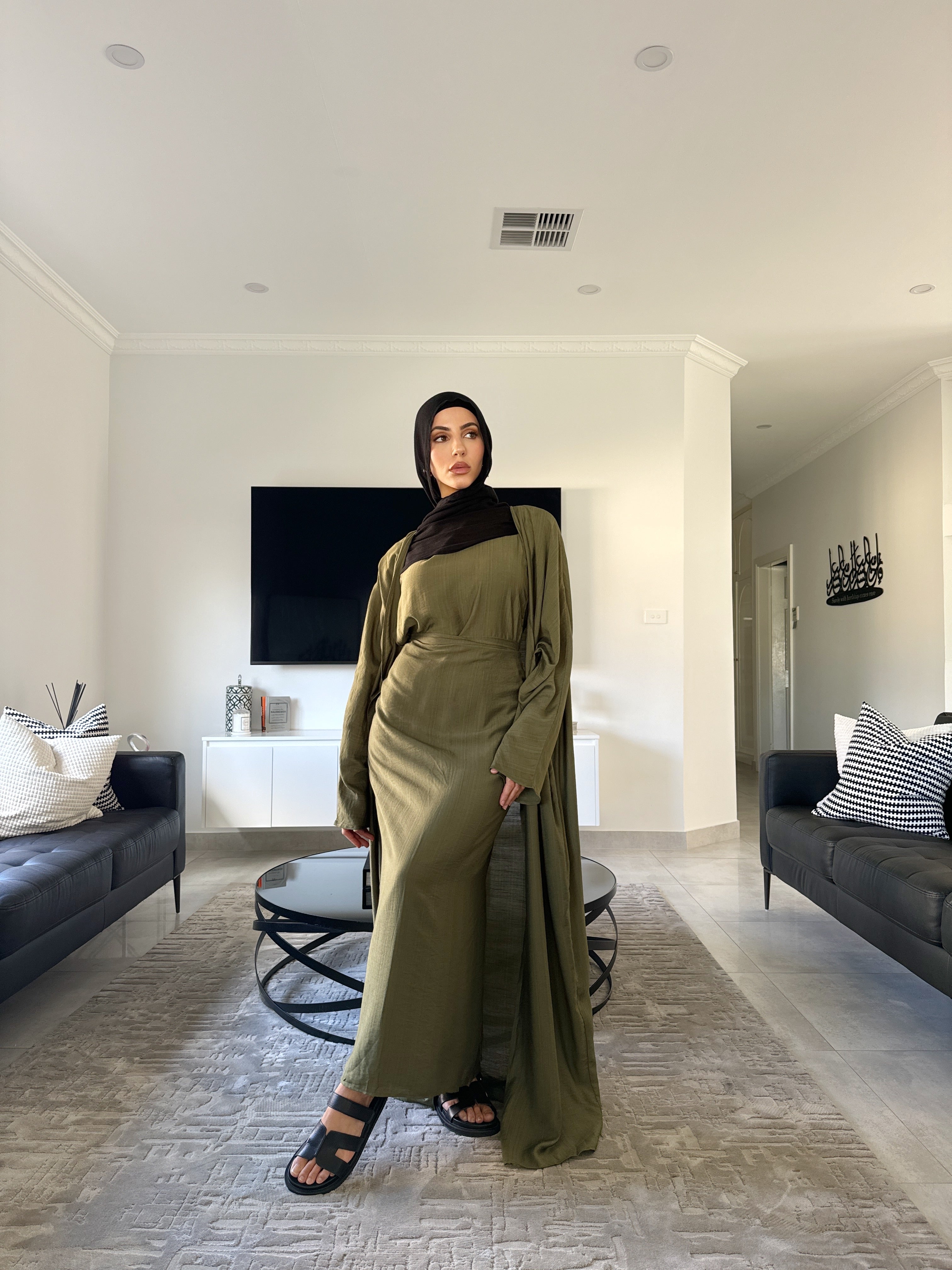 Dunya 3 piece abaya set