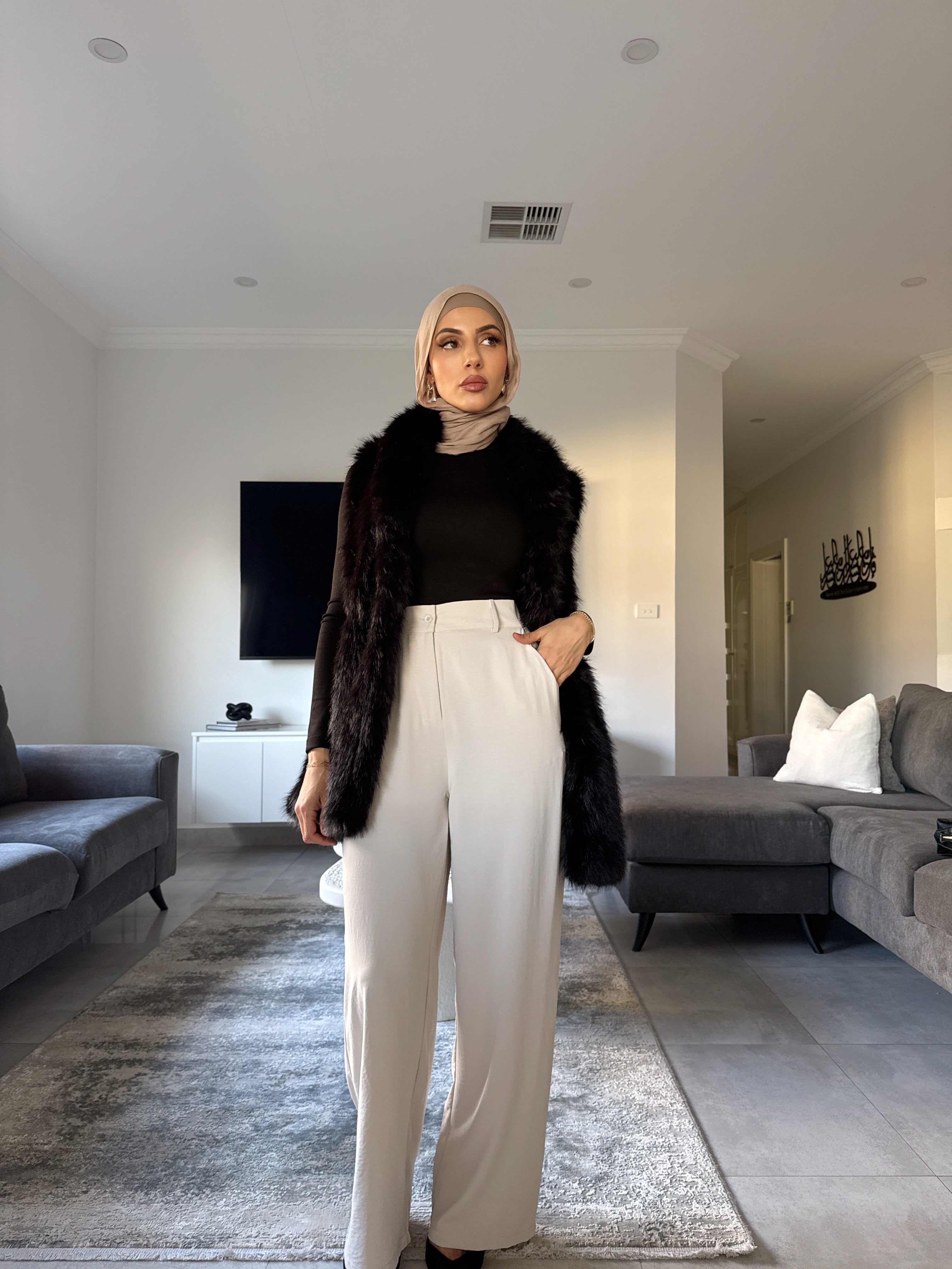 Bella Faux Fur Vest