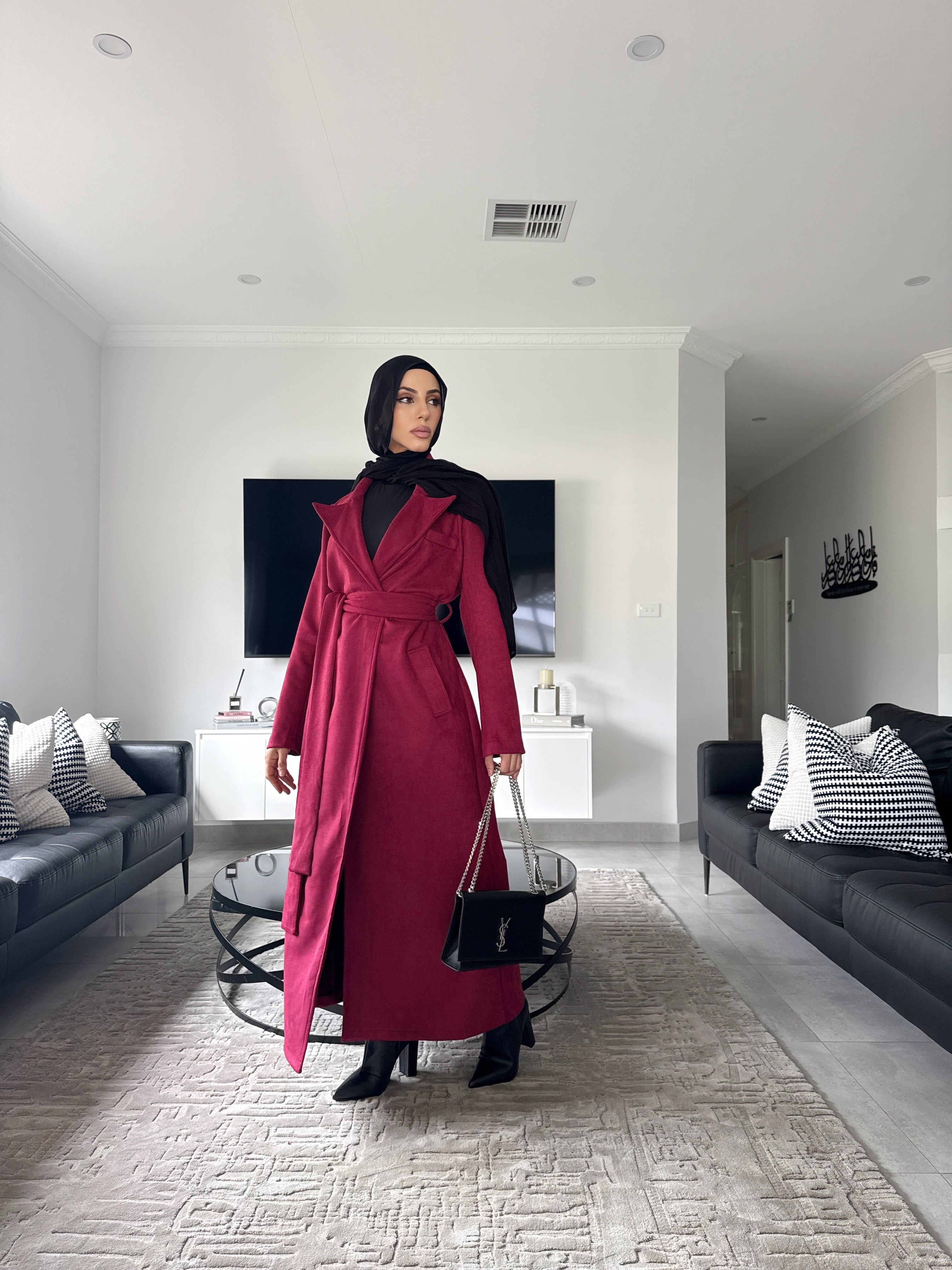 Selena Suede coat