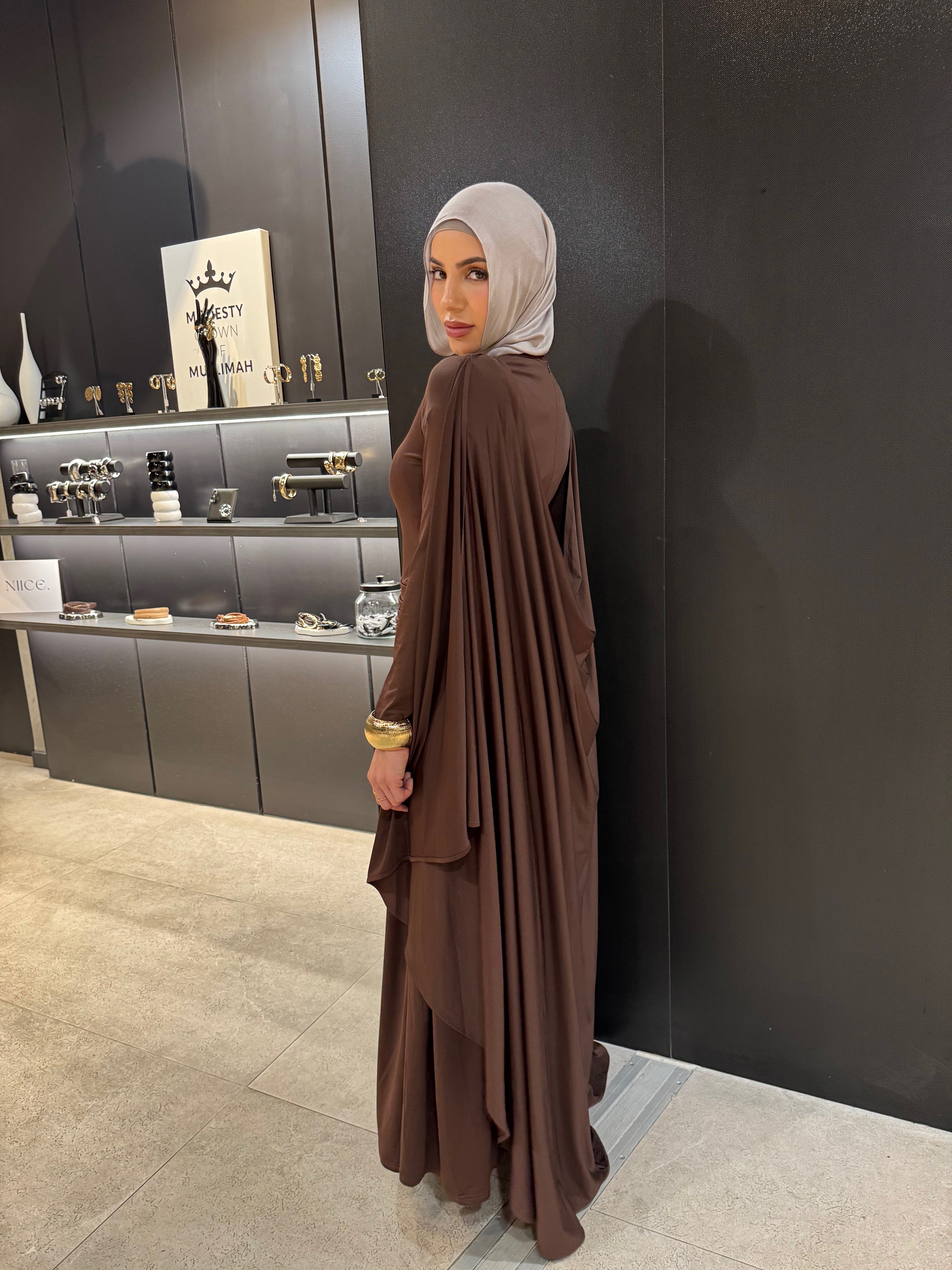 Elena cape dress