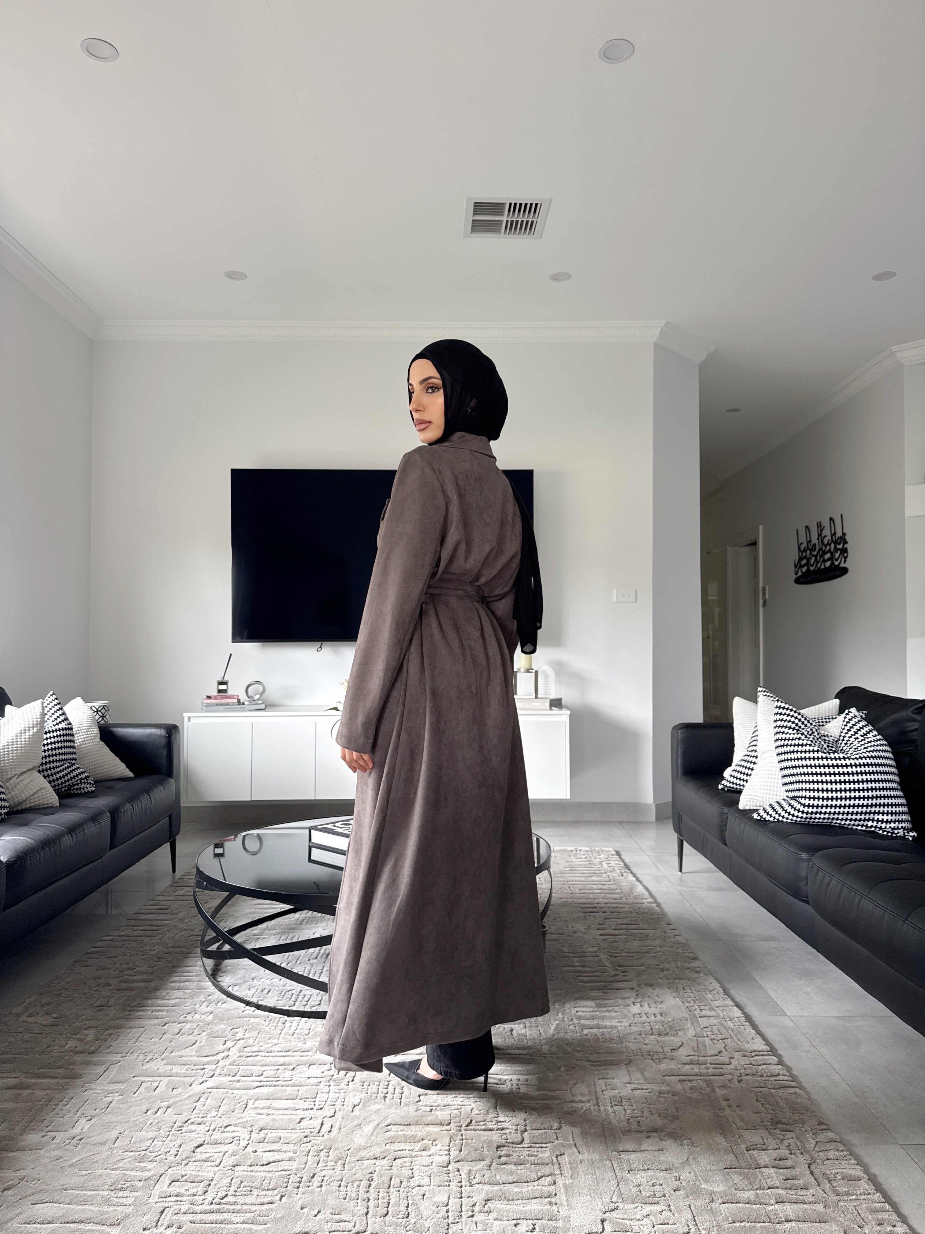 Selena Suede coat