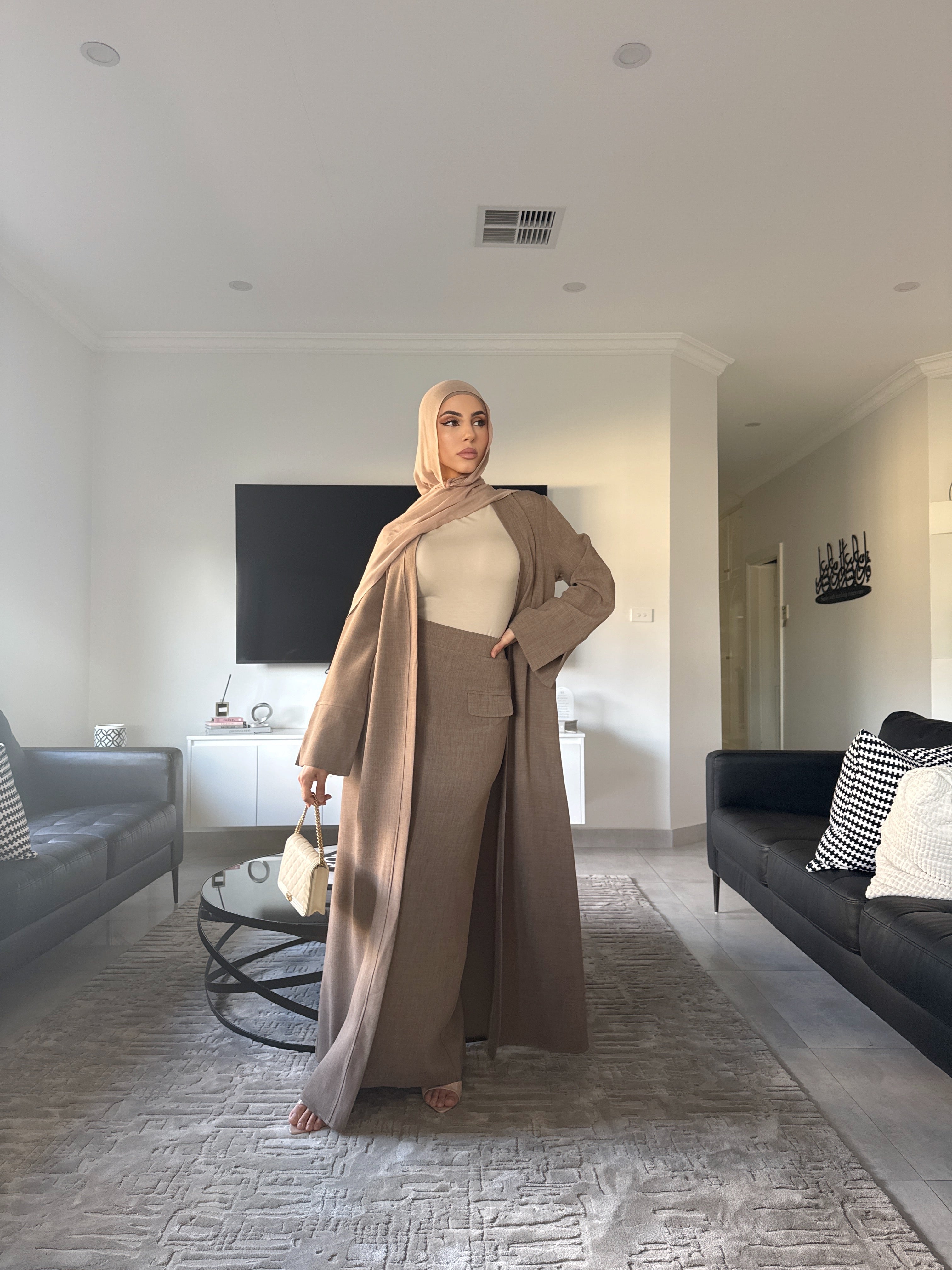 Tasmia Cape and Skirt set