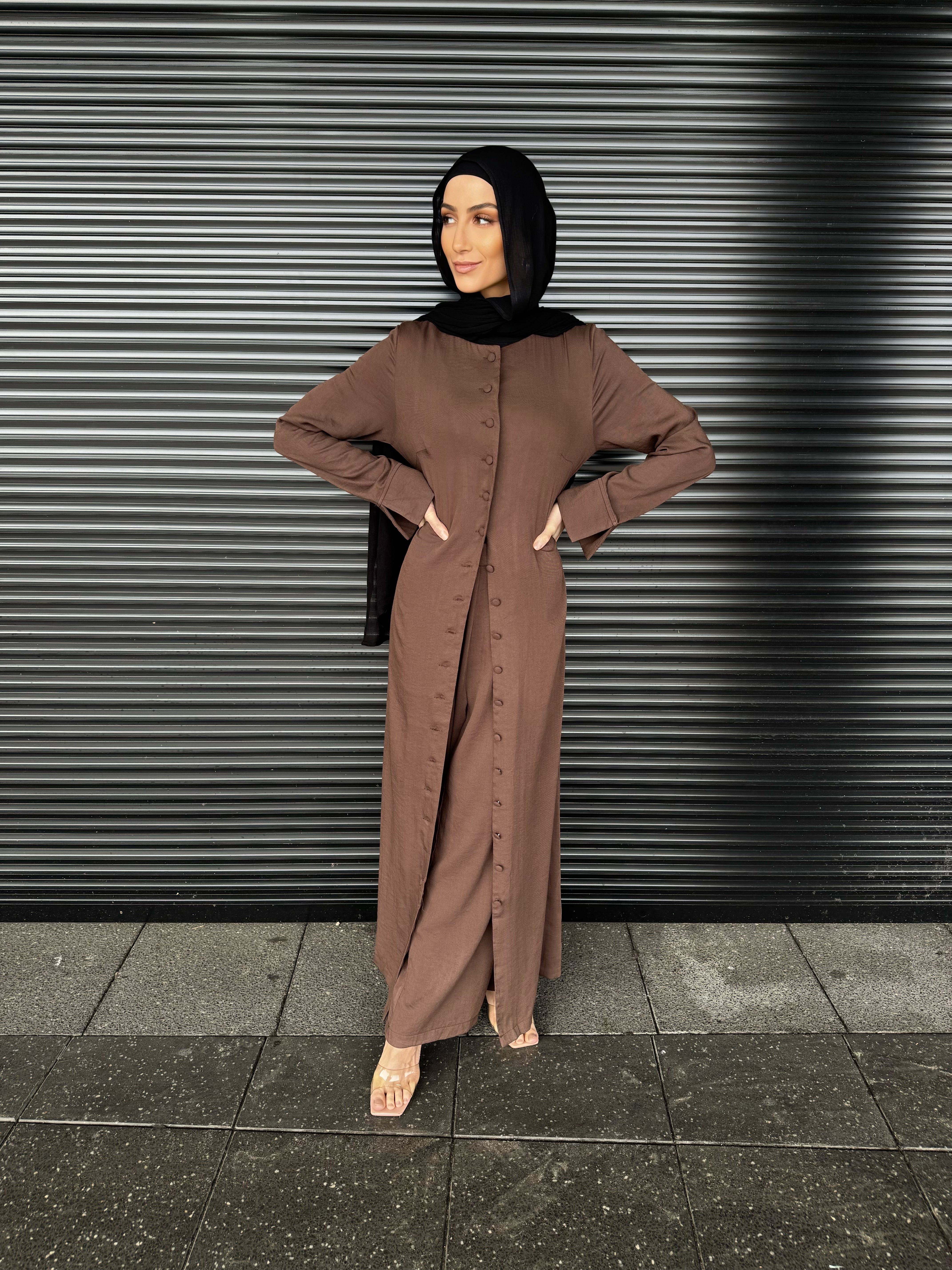 Amy long blazer set