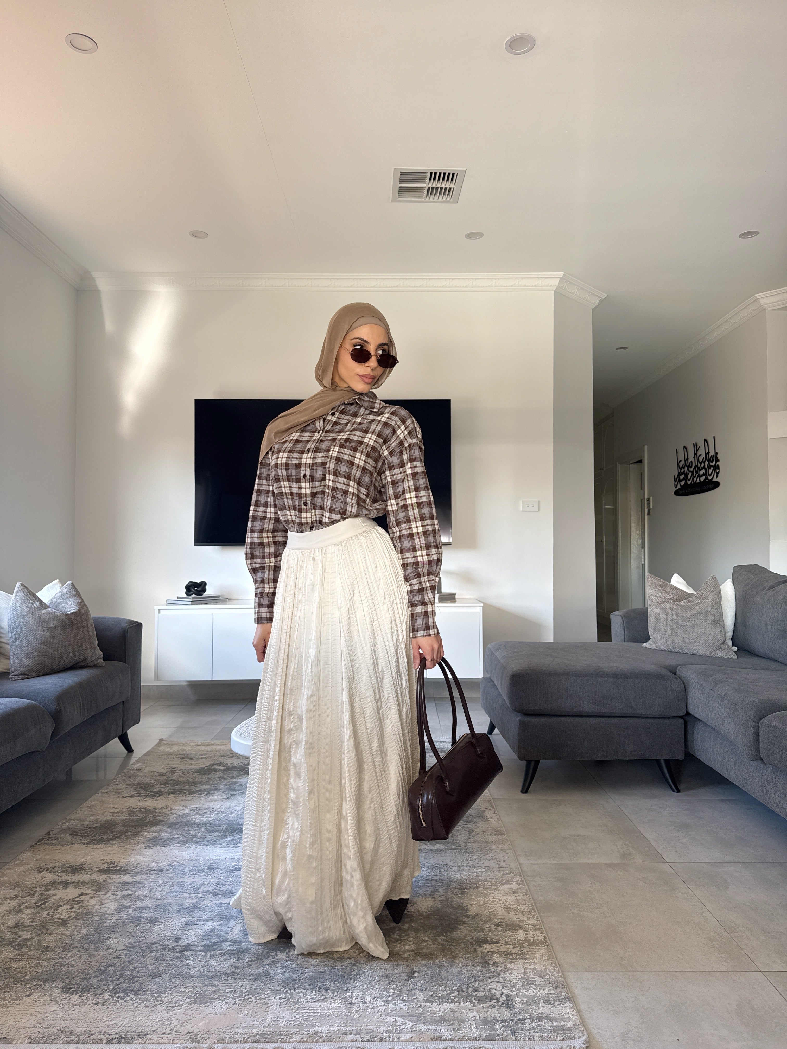 Iyla Pleated skirt