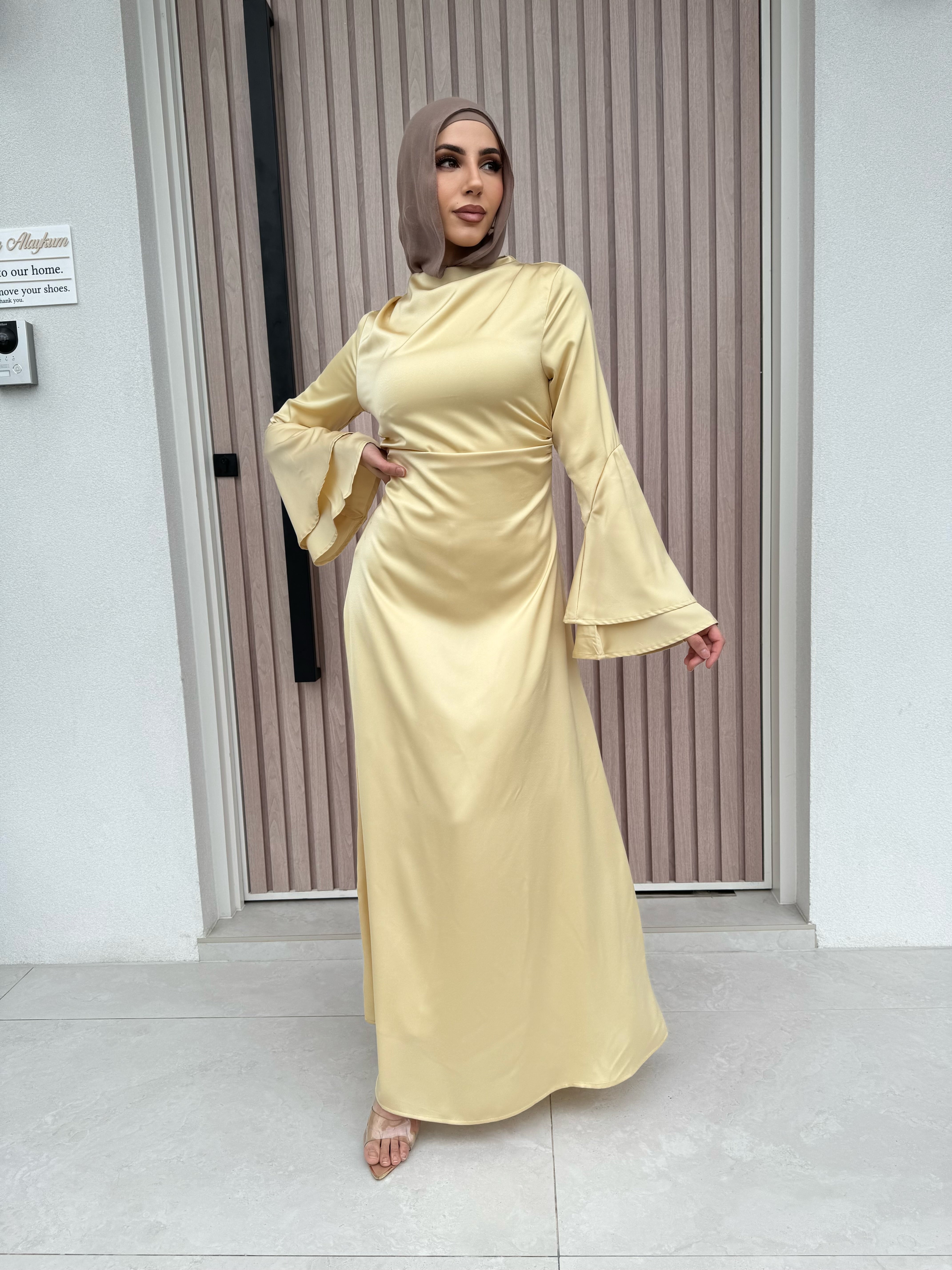 Sarine satin dress