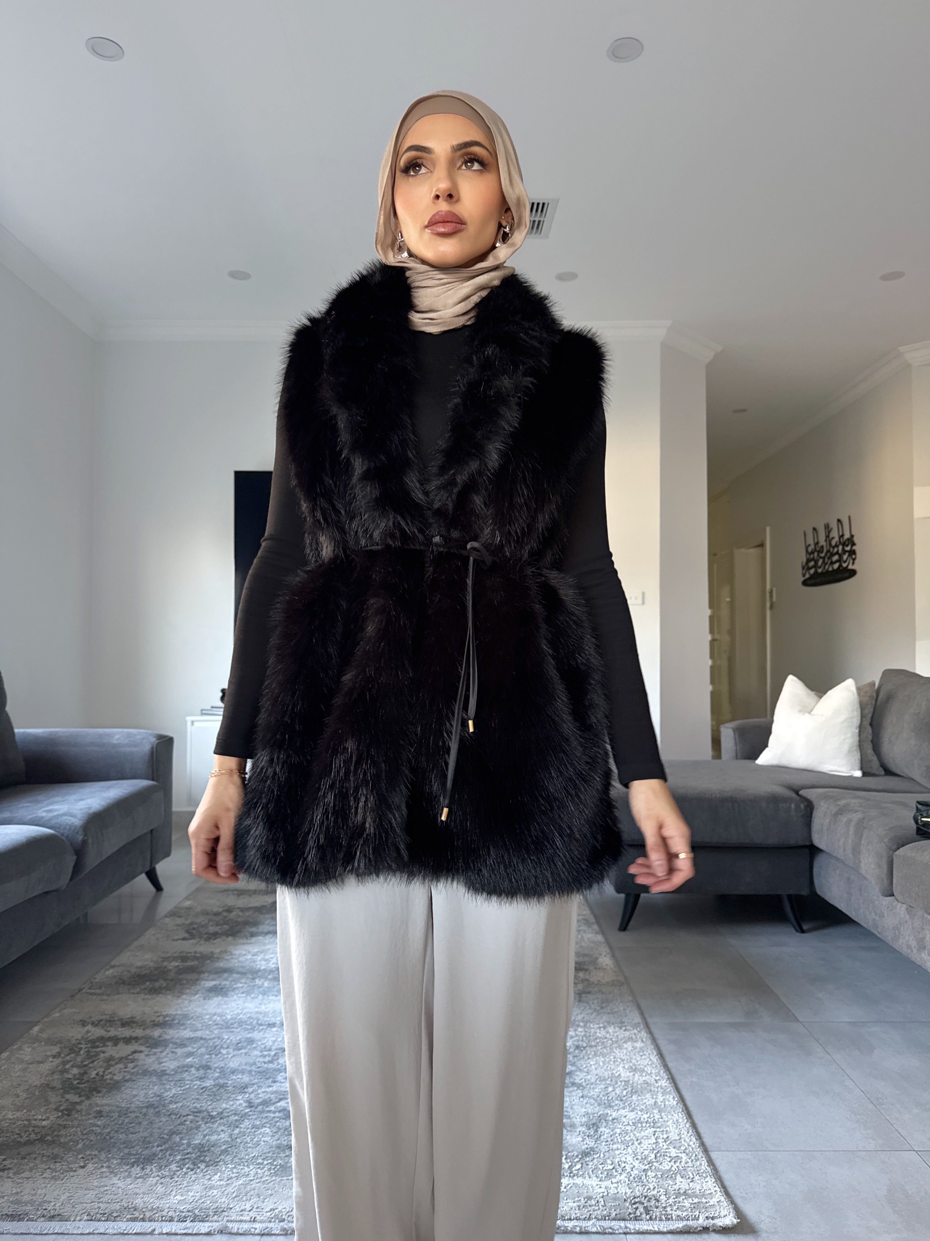 Bella Faux Fur Vest