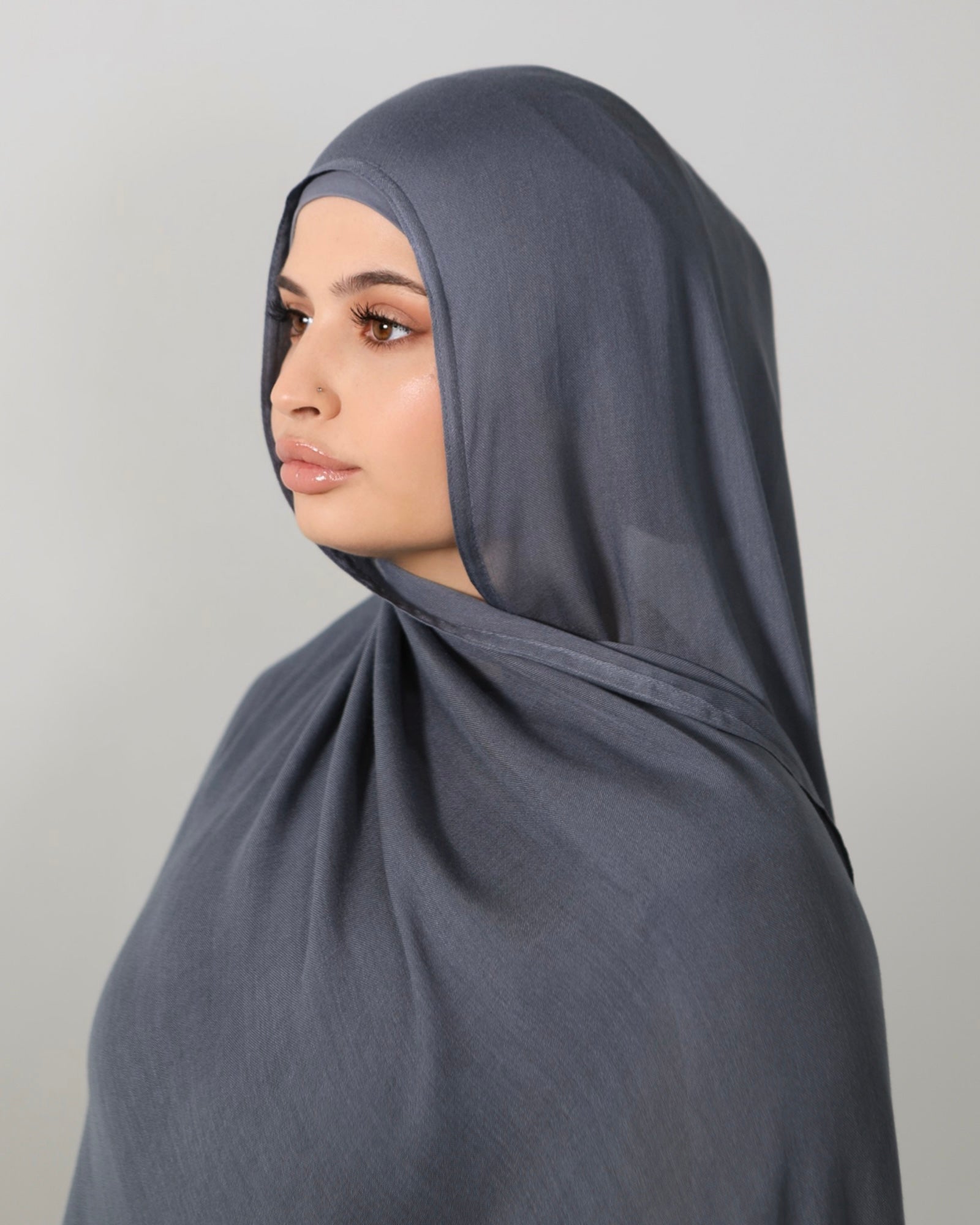 Hage Hijab Collection Greyish Blue #23