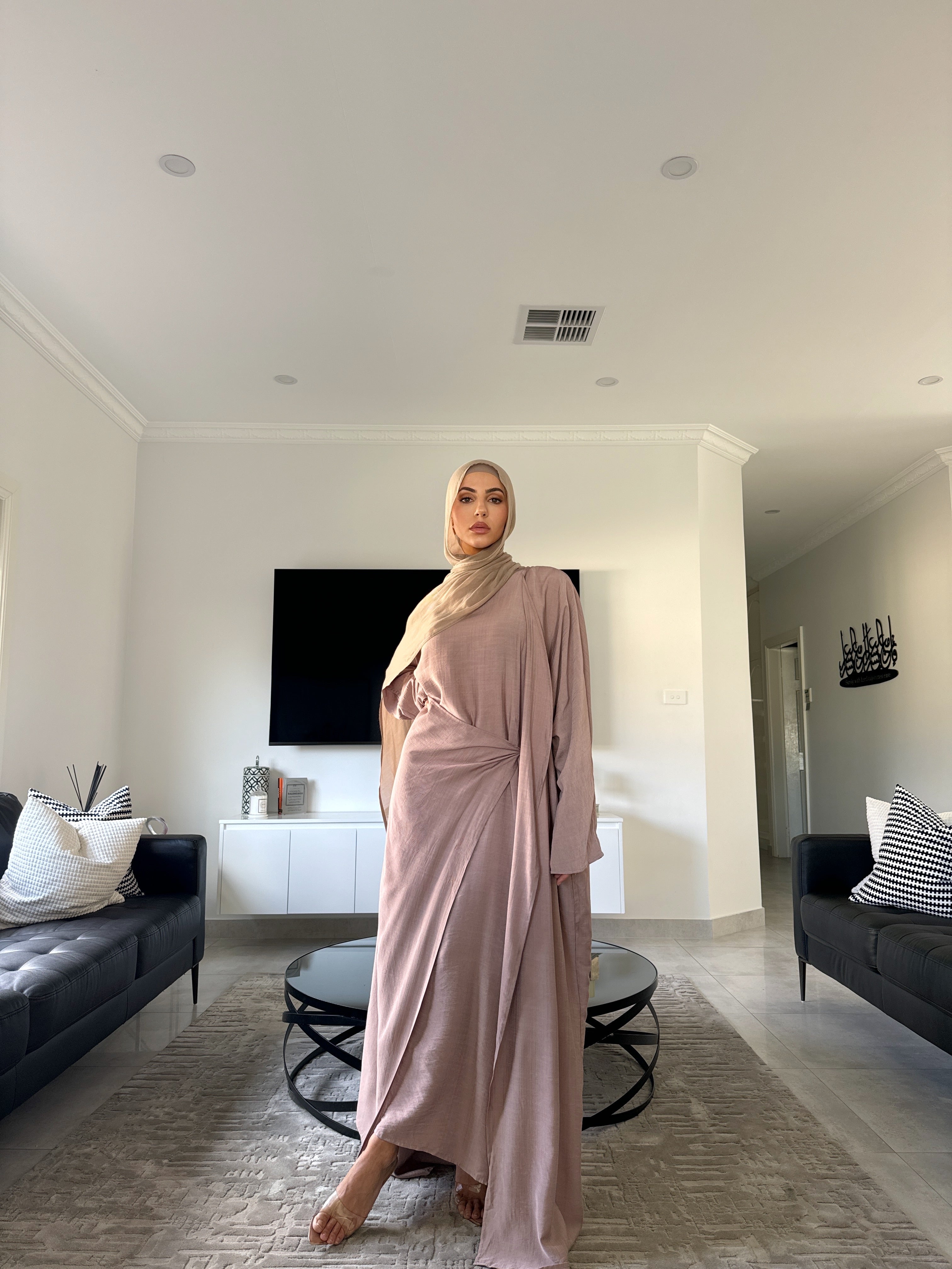 Dunya 3 piece abaya set