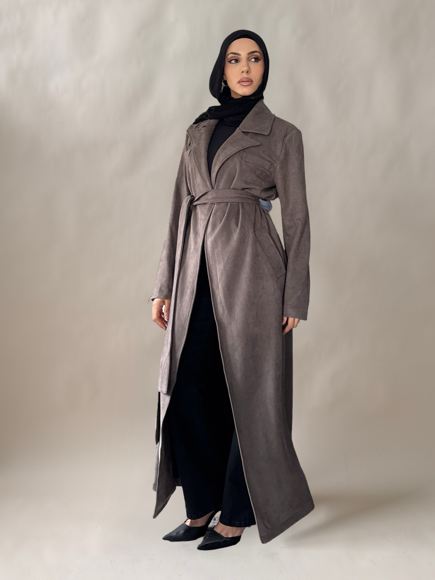 Selena Suede coat