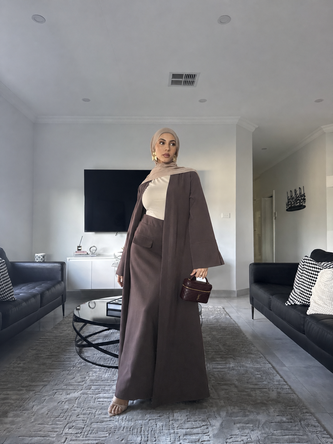 Tasmia Cape and Skirt set