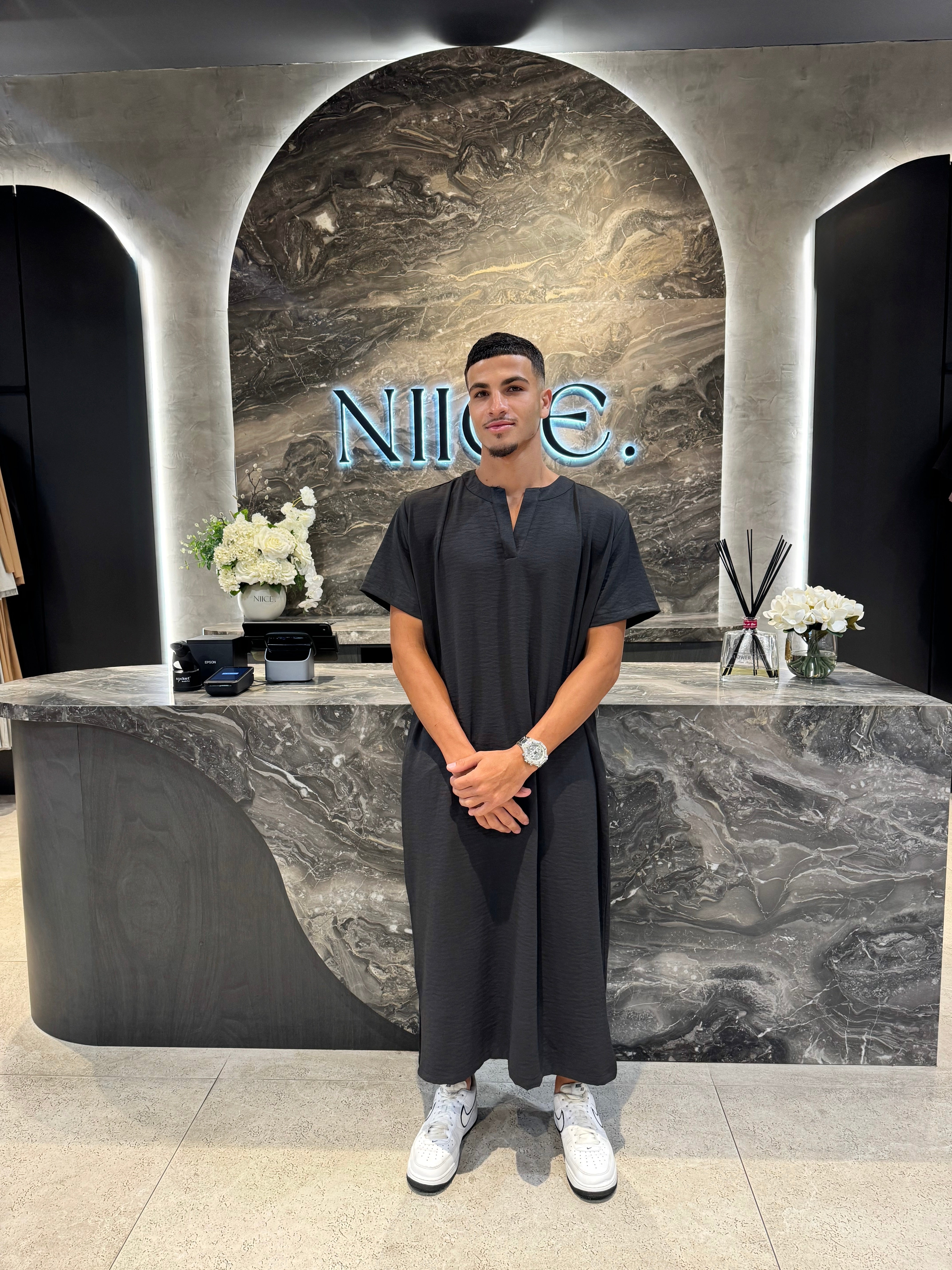 Men's Short Sleeve Abaya