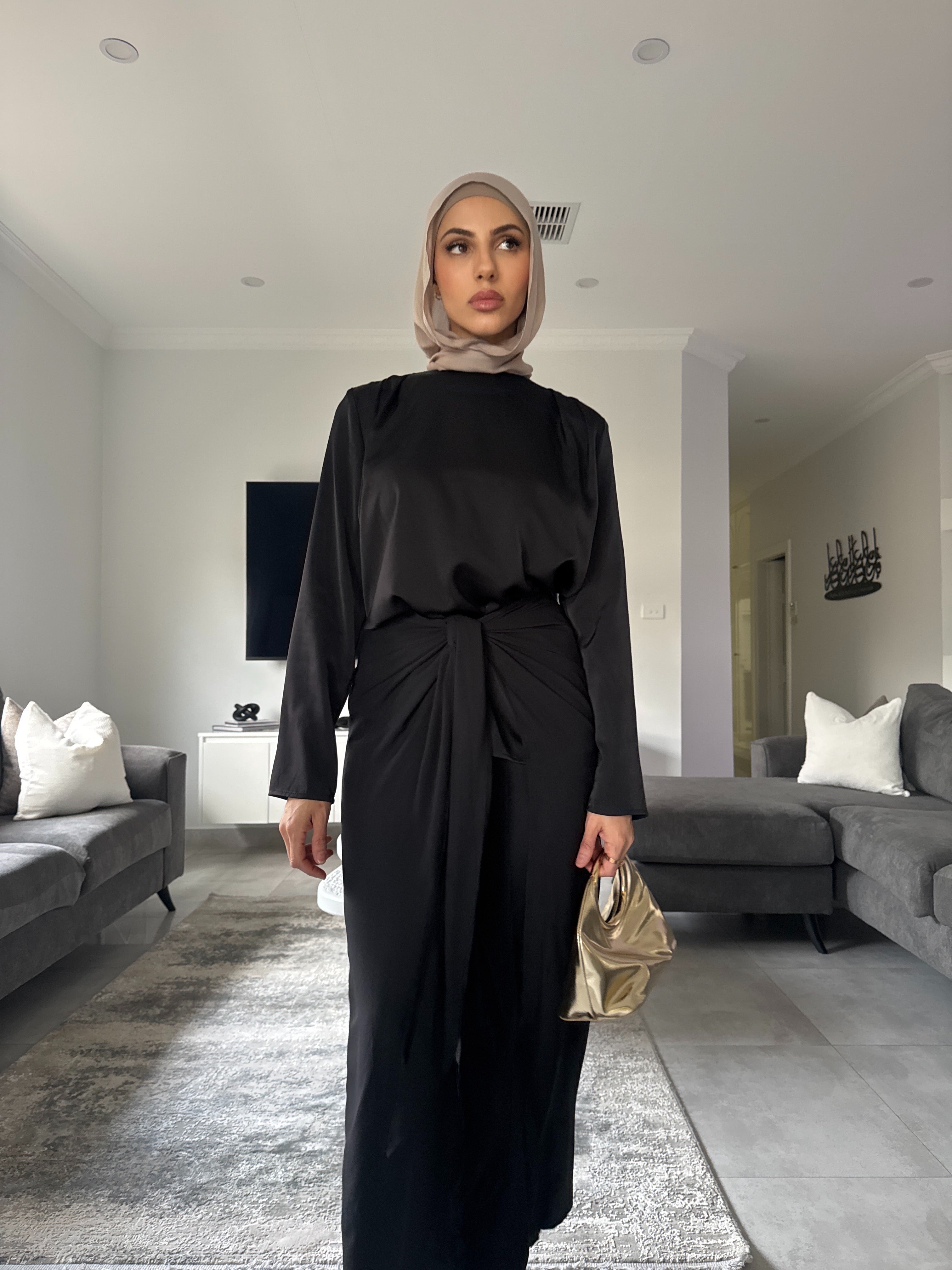 Sakina 3 piece satin set