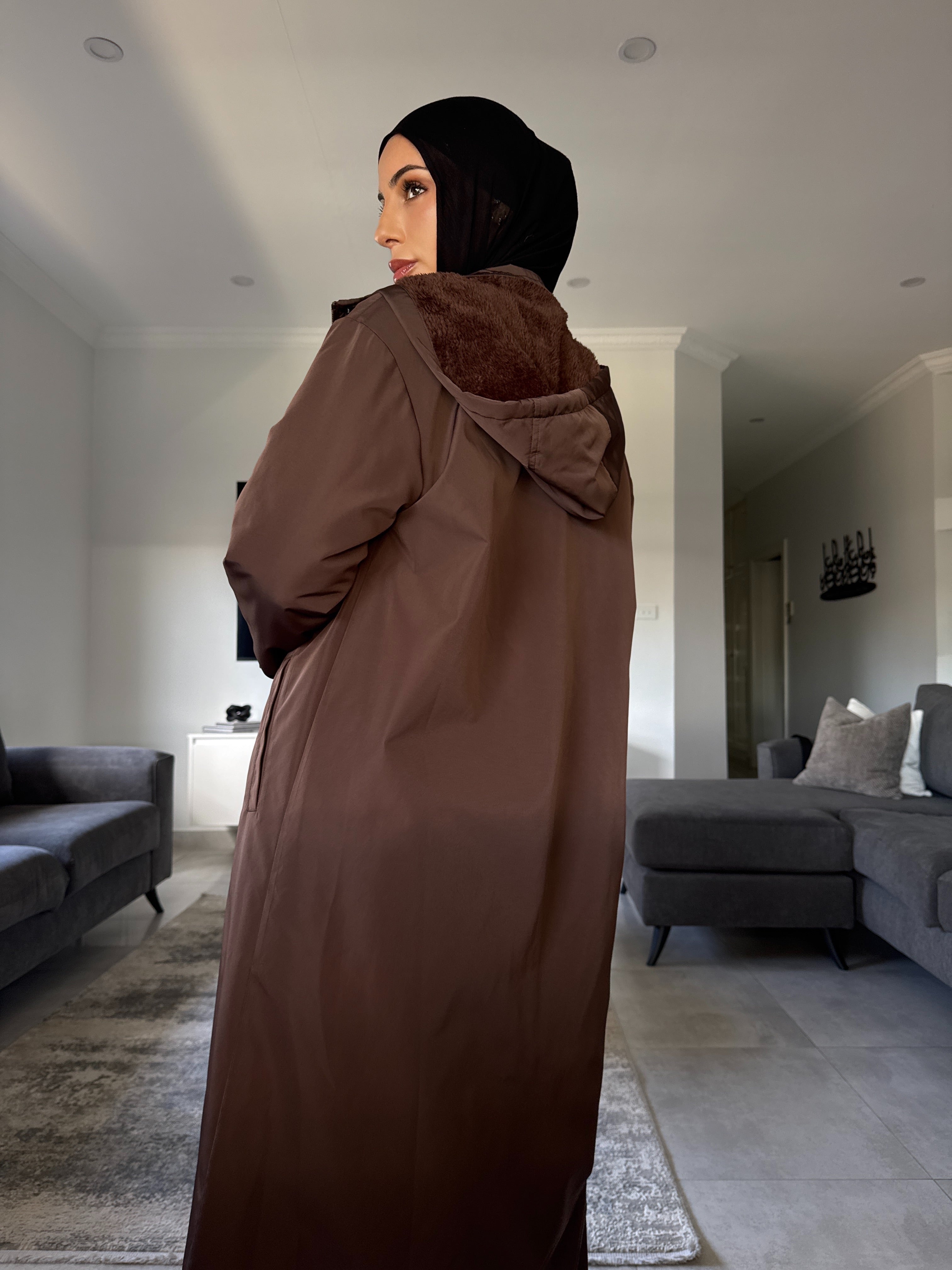 Tessa fleece trench