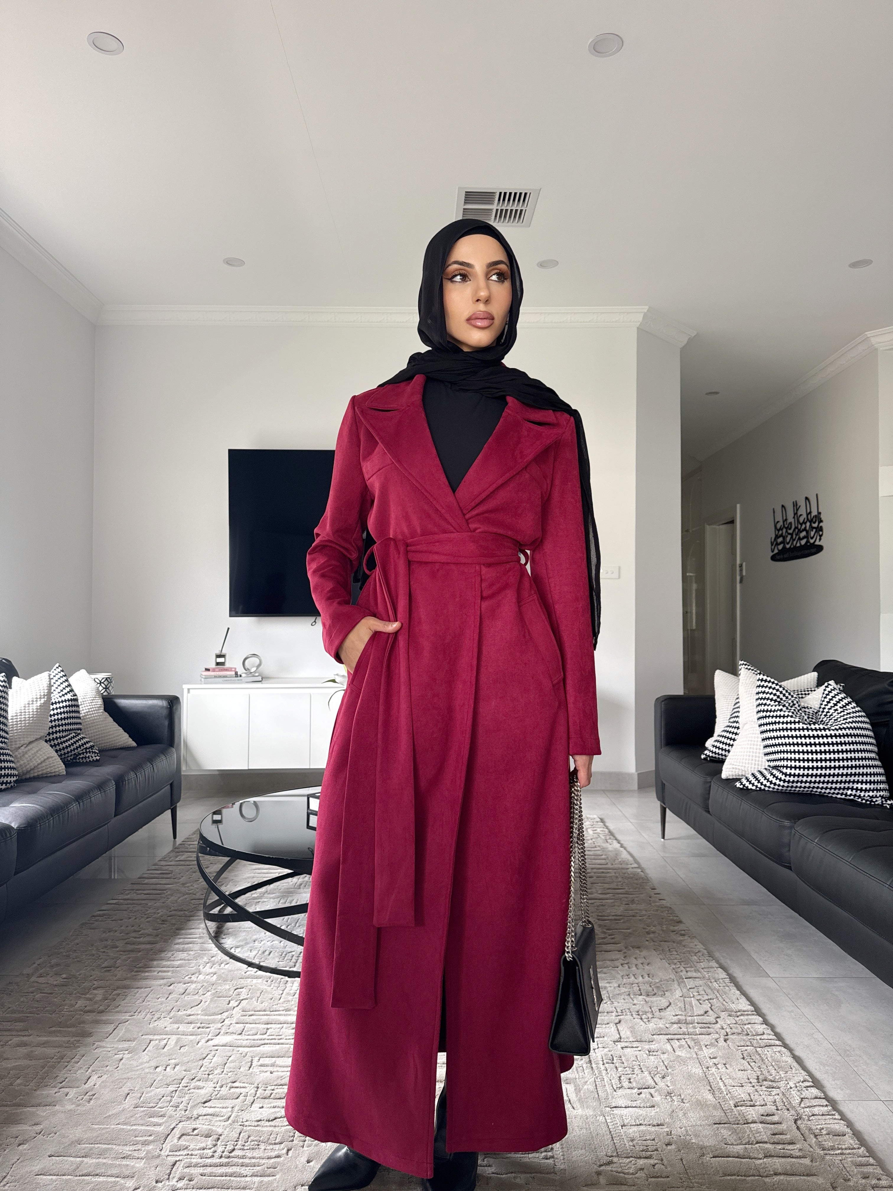 Selena Suede coat