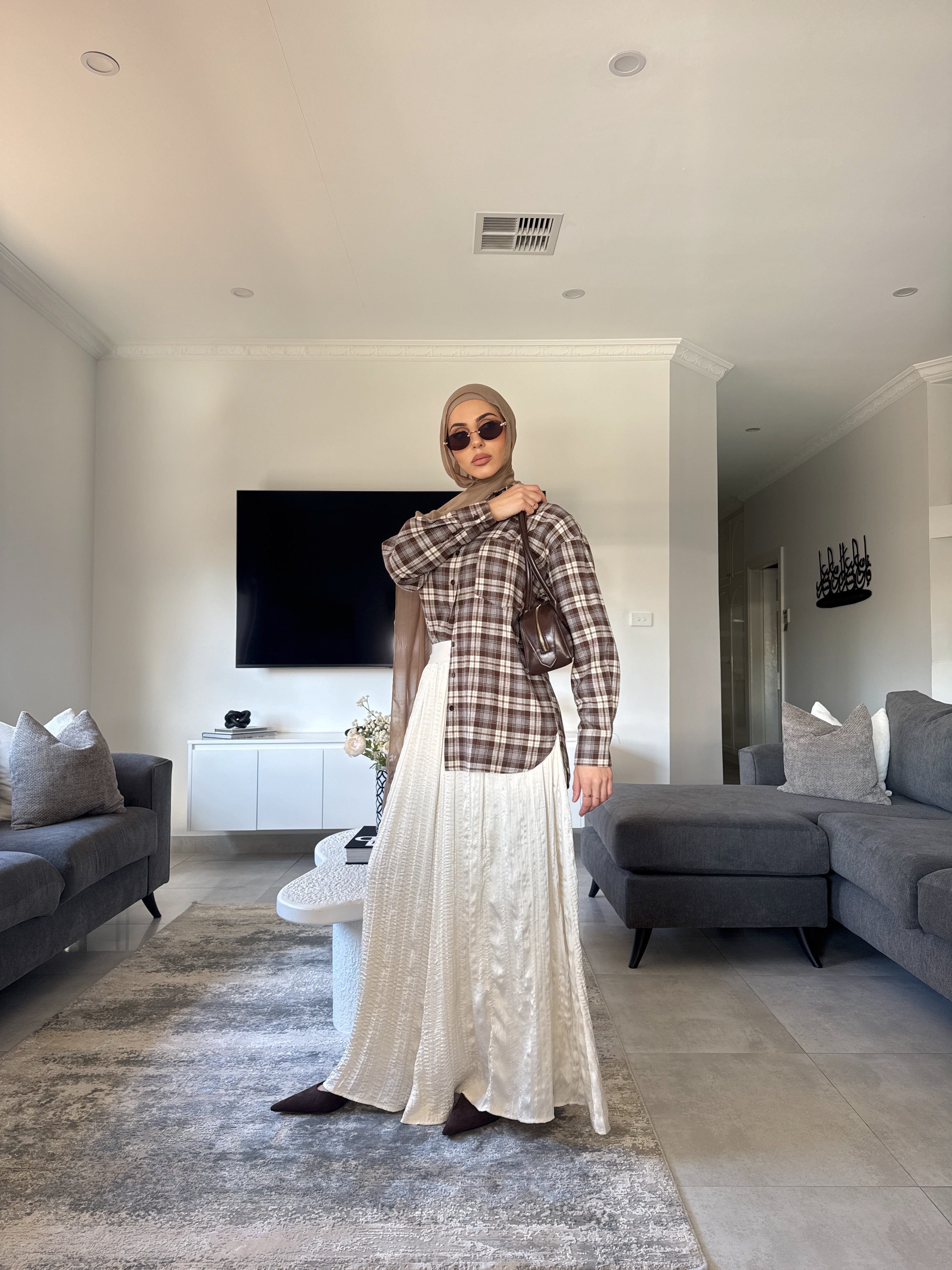 Iyla Pleated skirt