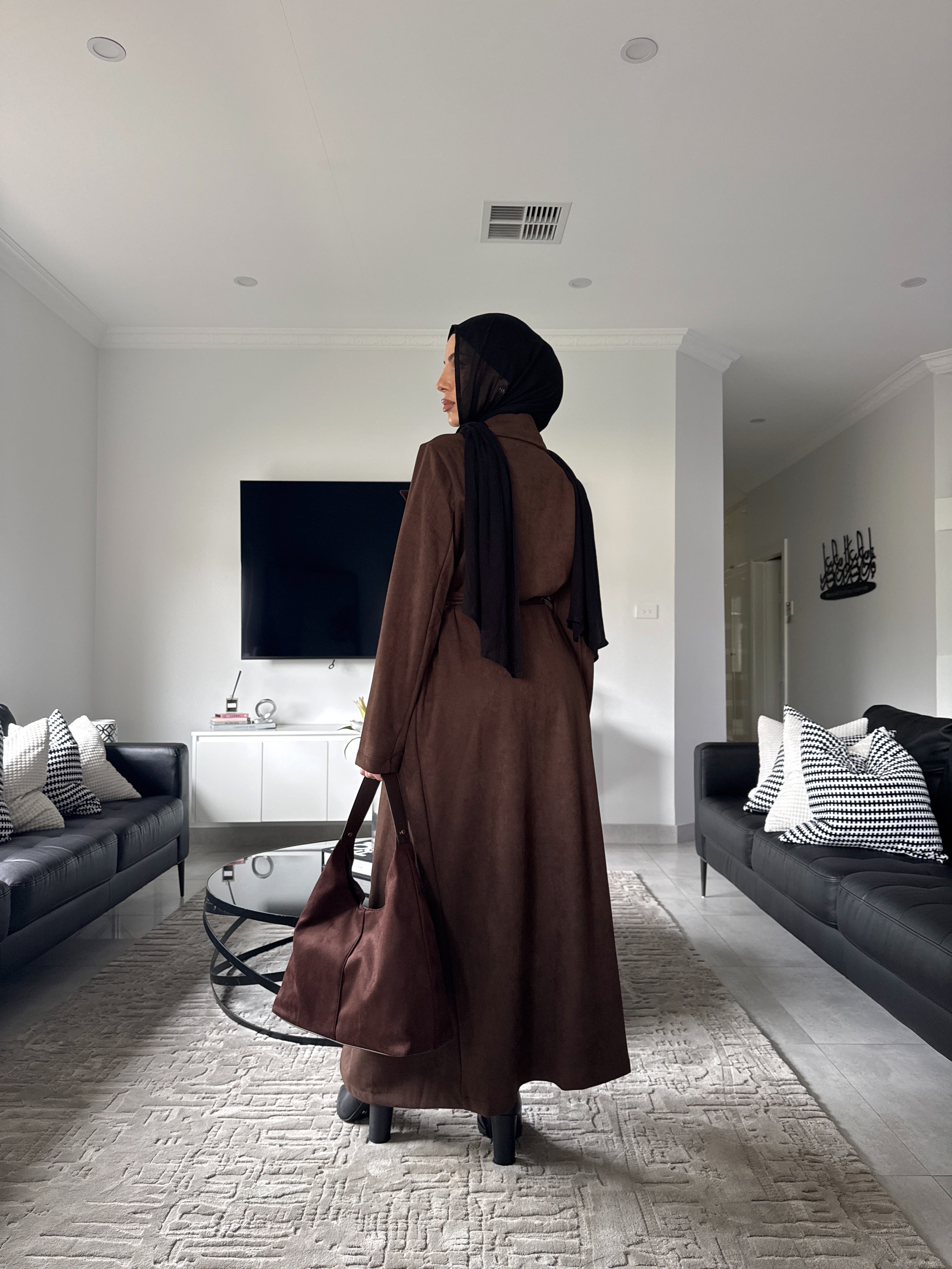 Selena Suede coat