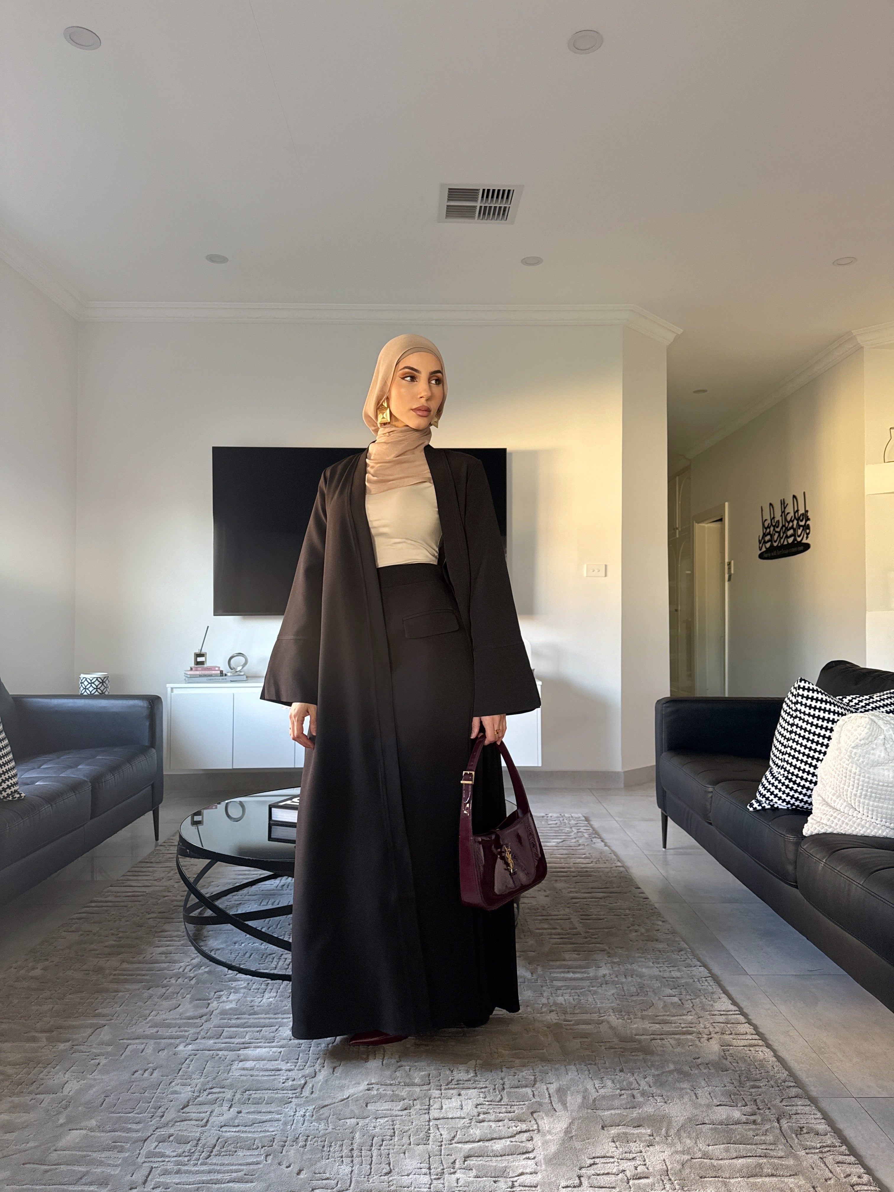 Tasmia Cape and Skirt set
