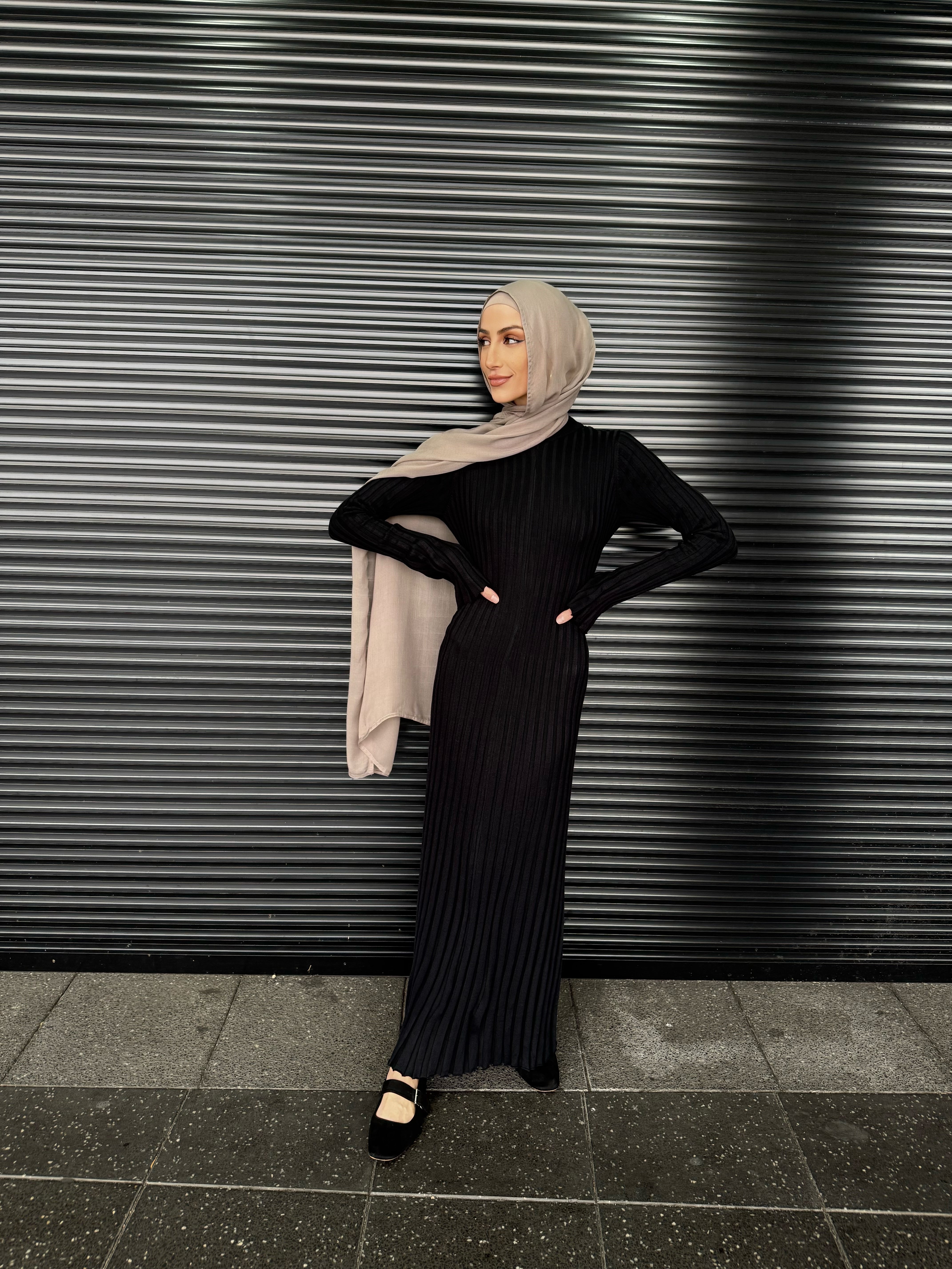 Riri Ribbed Knit Dress