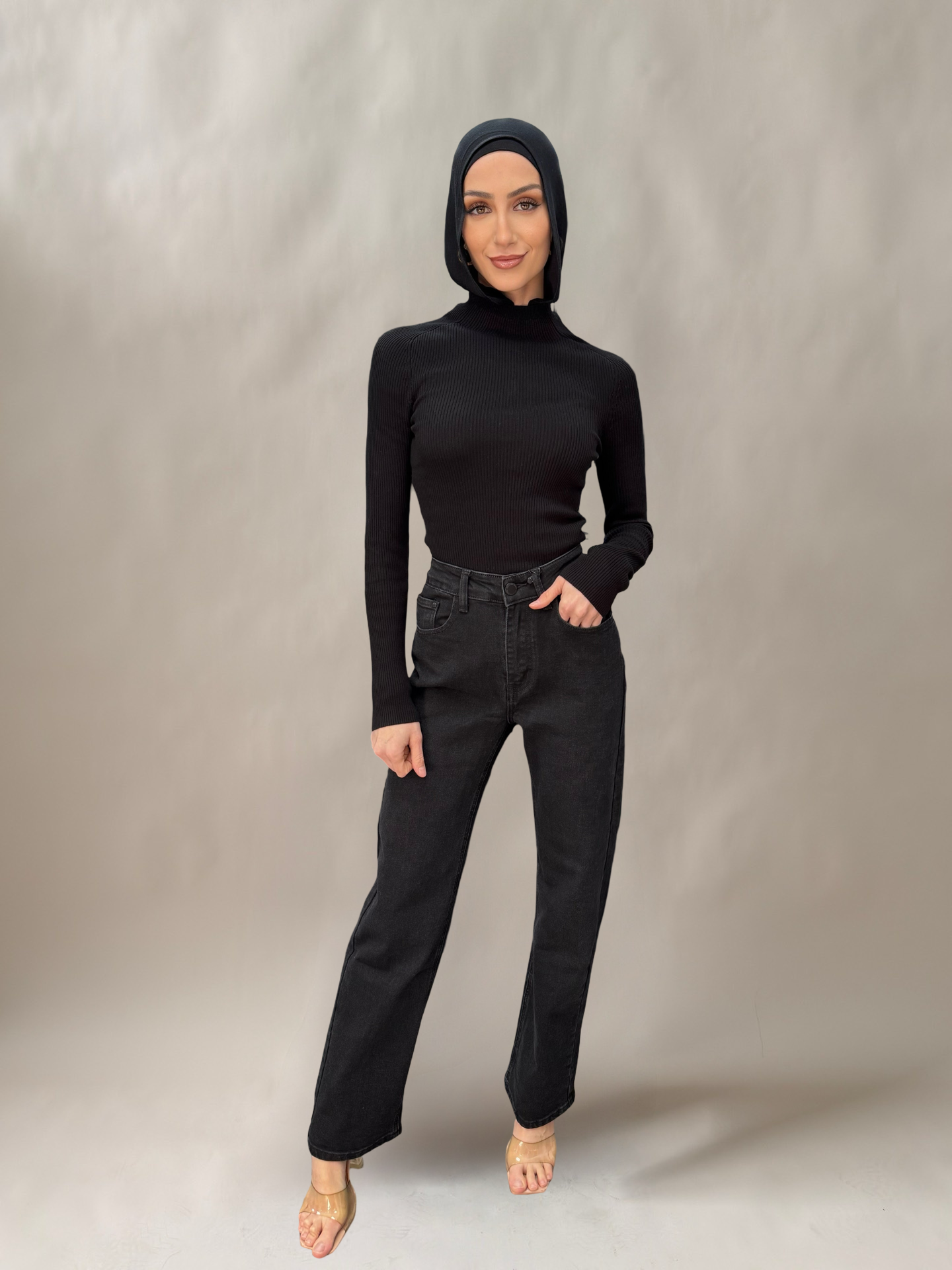 Hannah Black Jeans