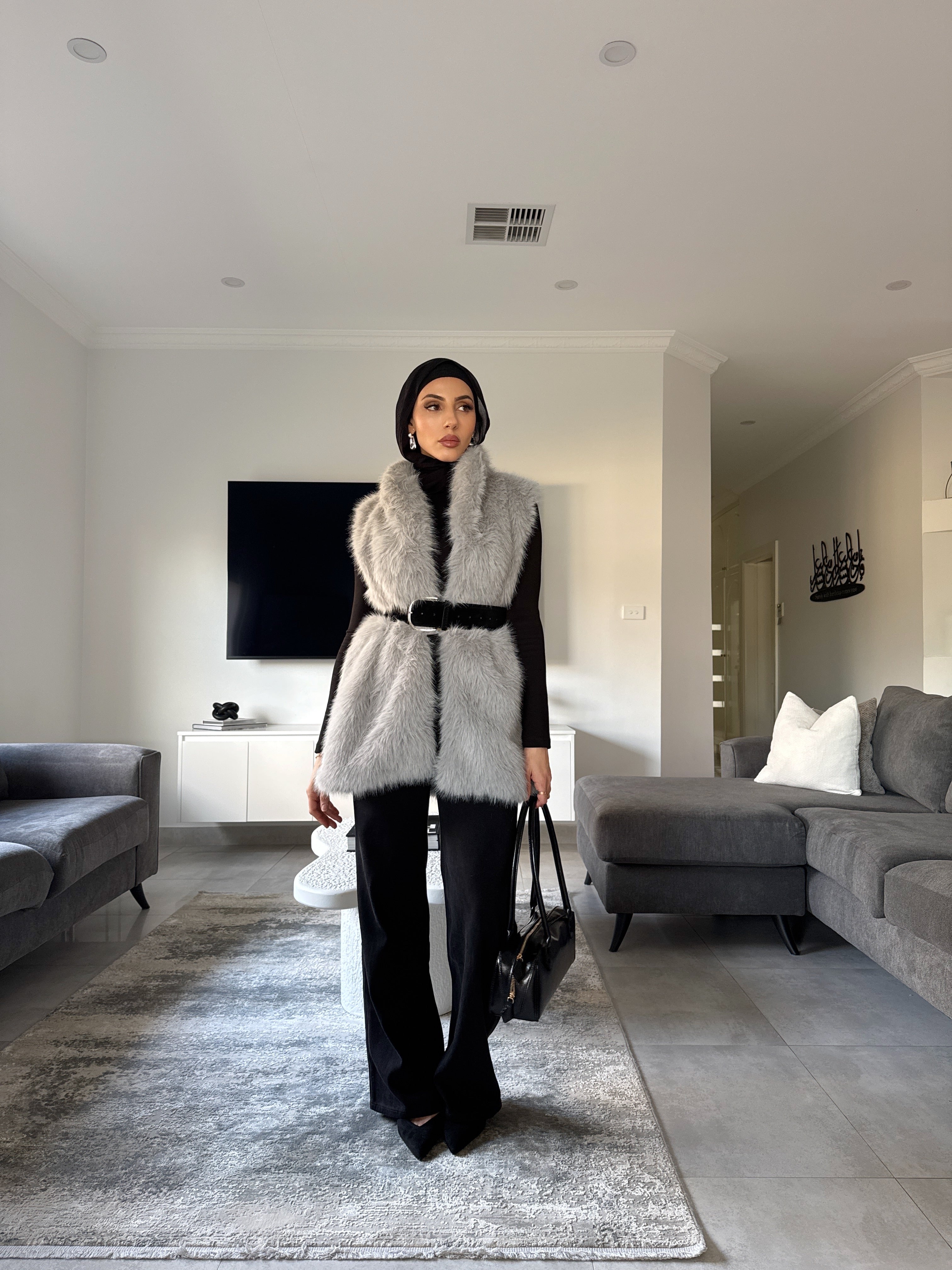 Bella Faux Fur Vest