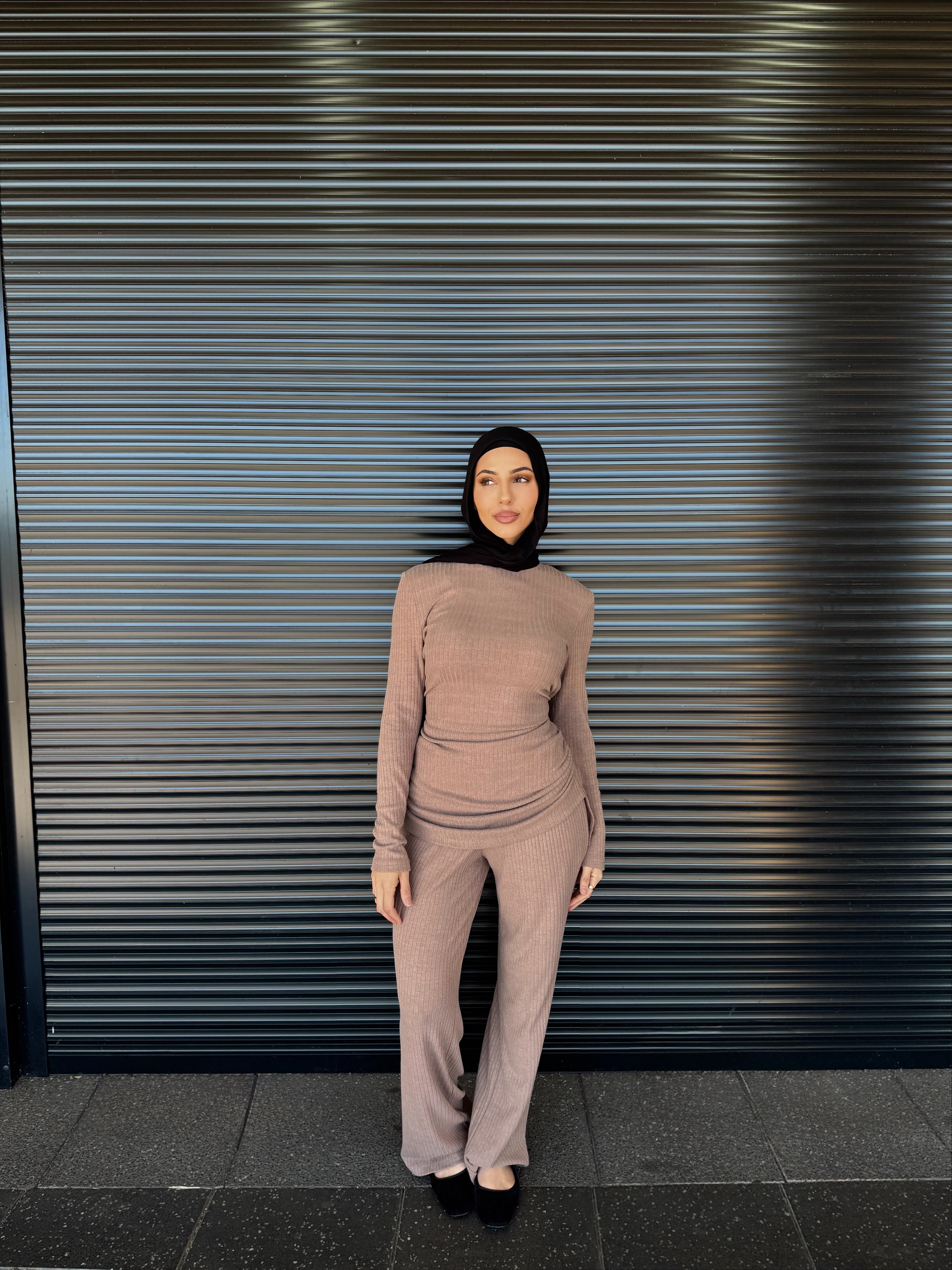 Simra ribbed set