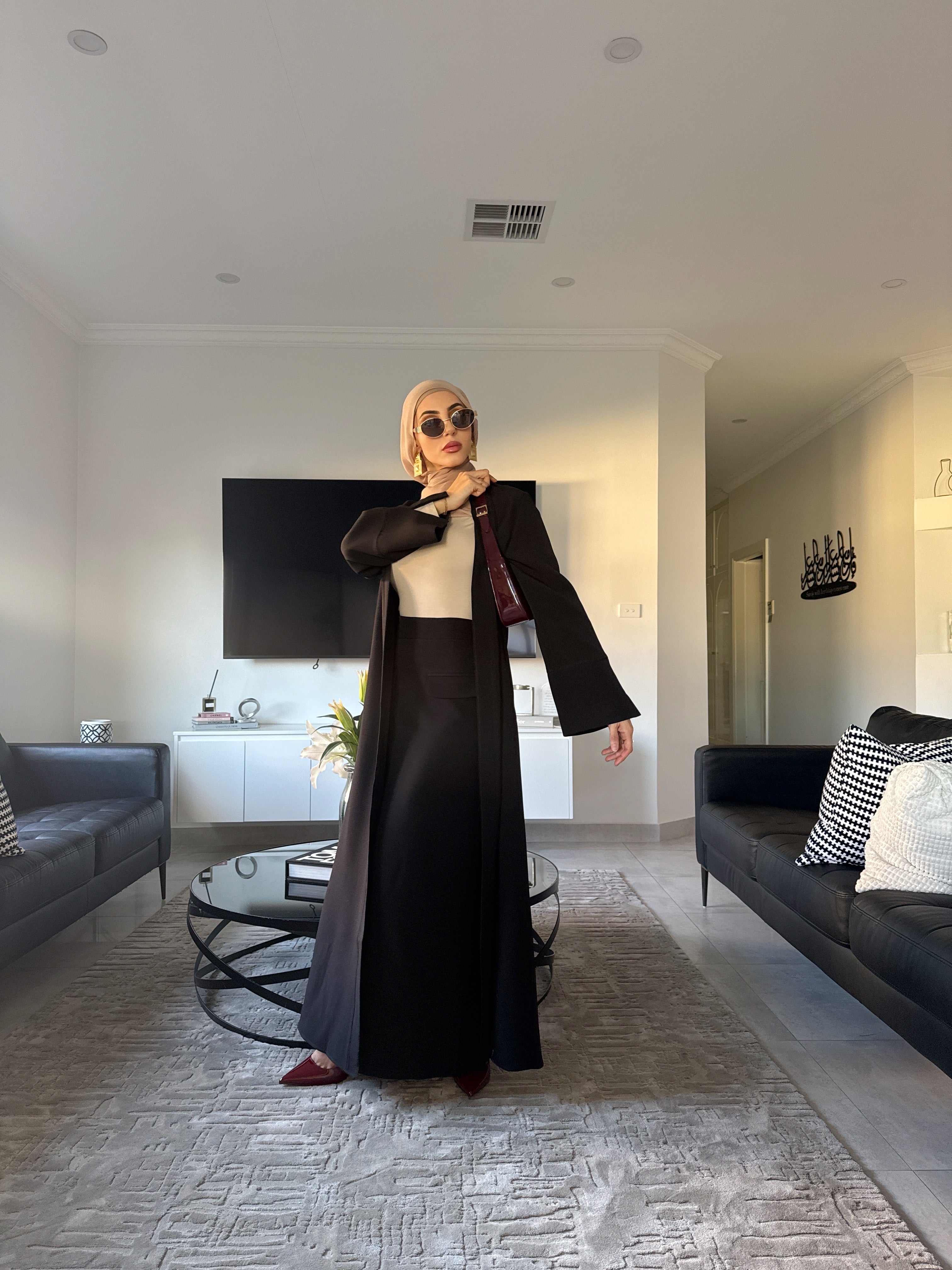 Tasmia Cape and Skirt set