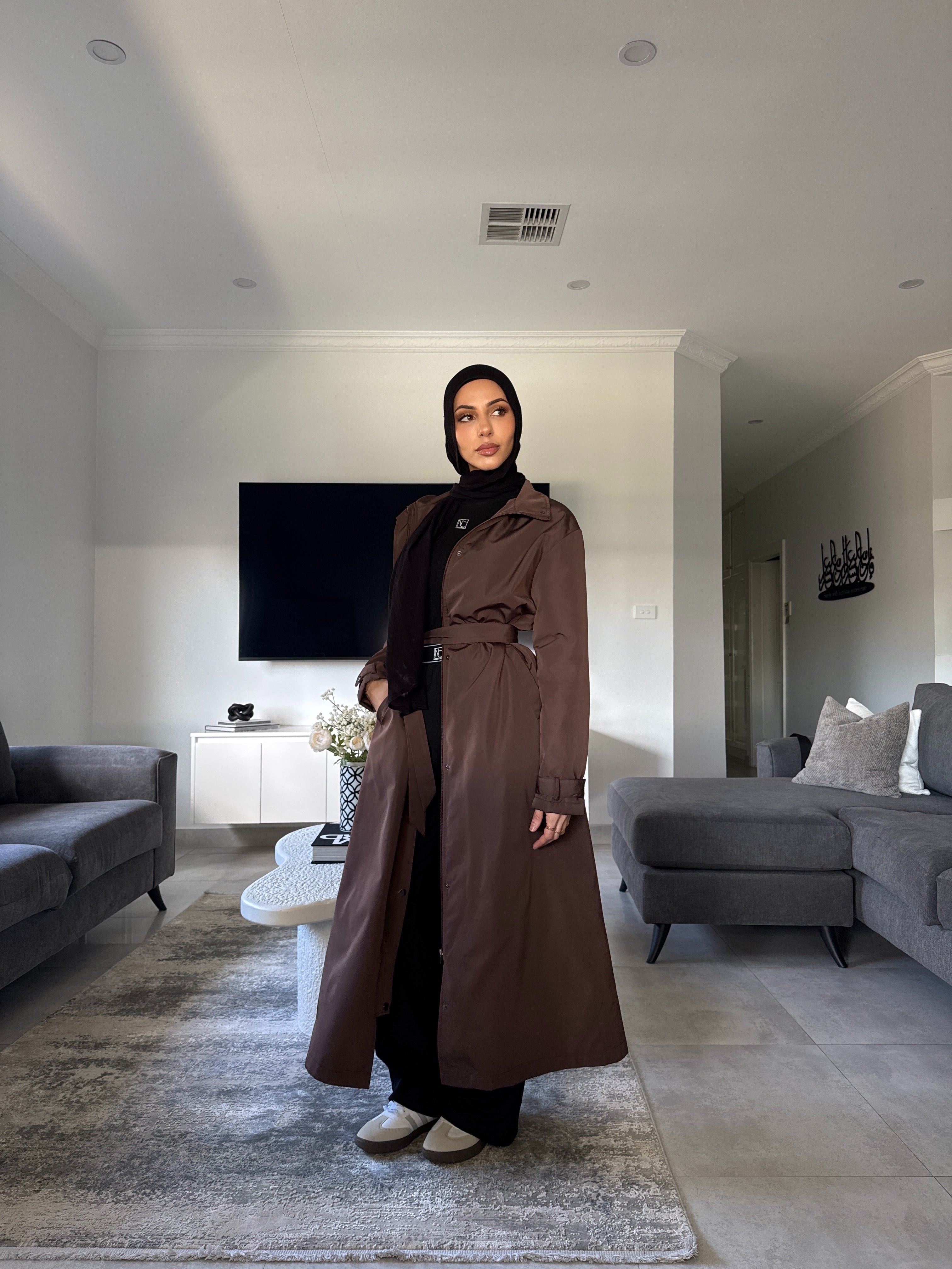 Tessa fleece trench