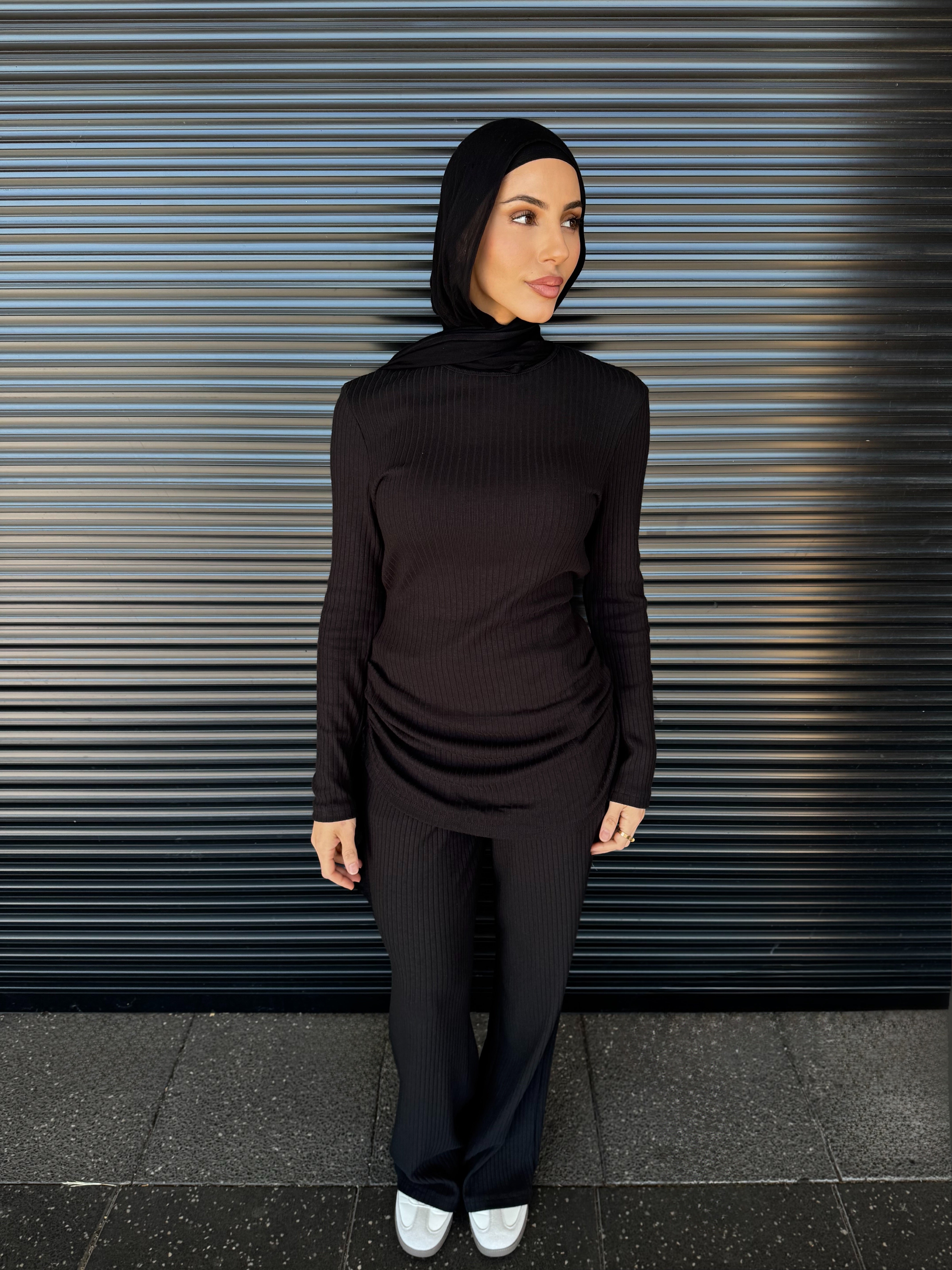 Simra ribbed set