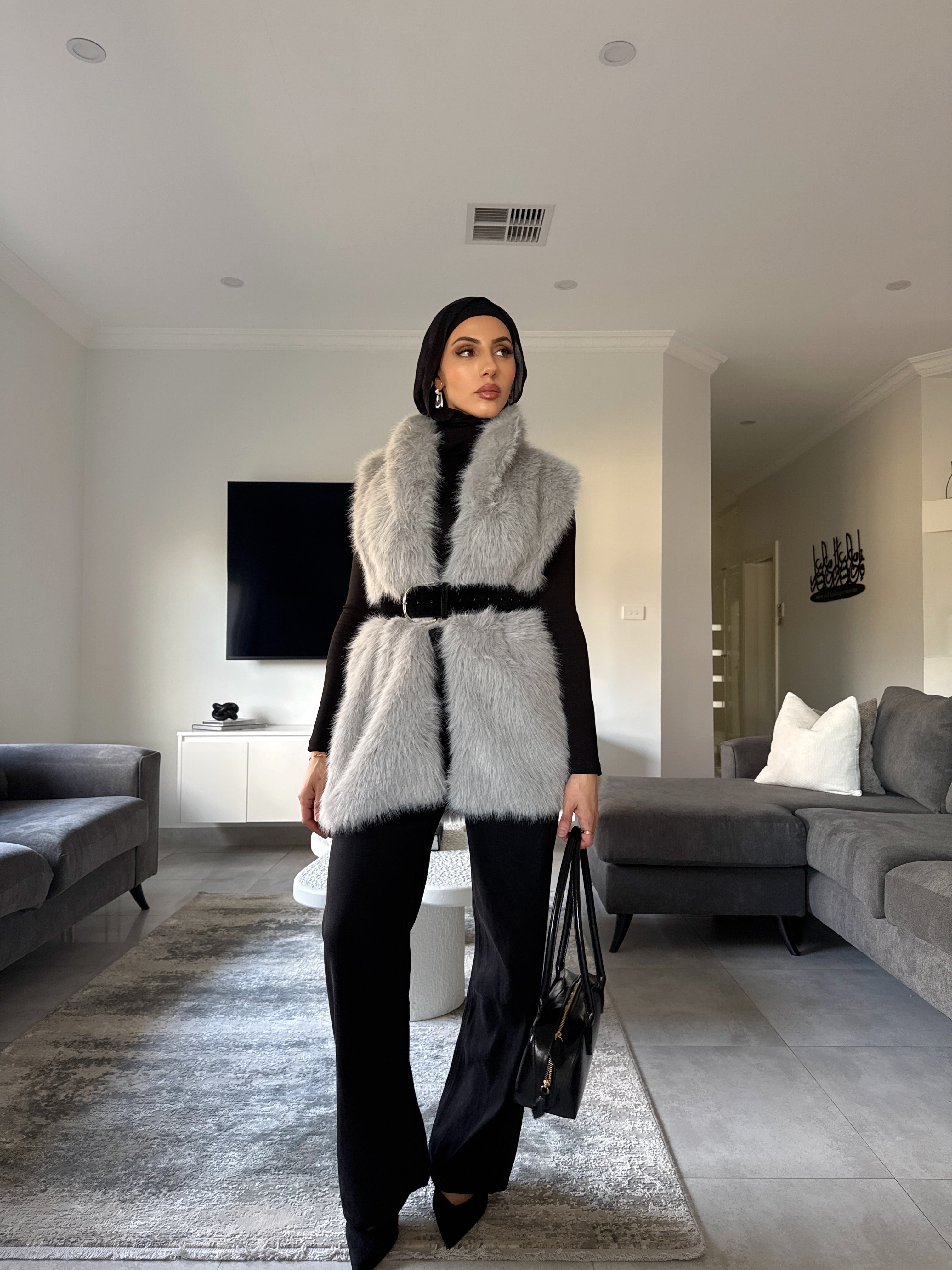 Bella Faux Fur Vest