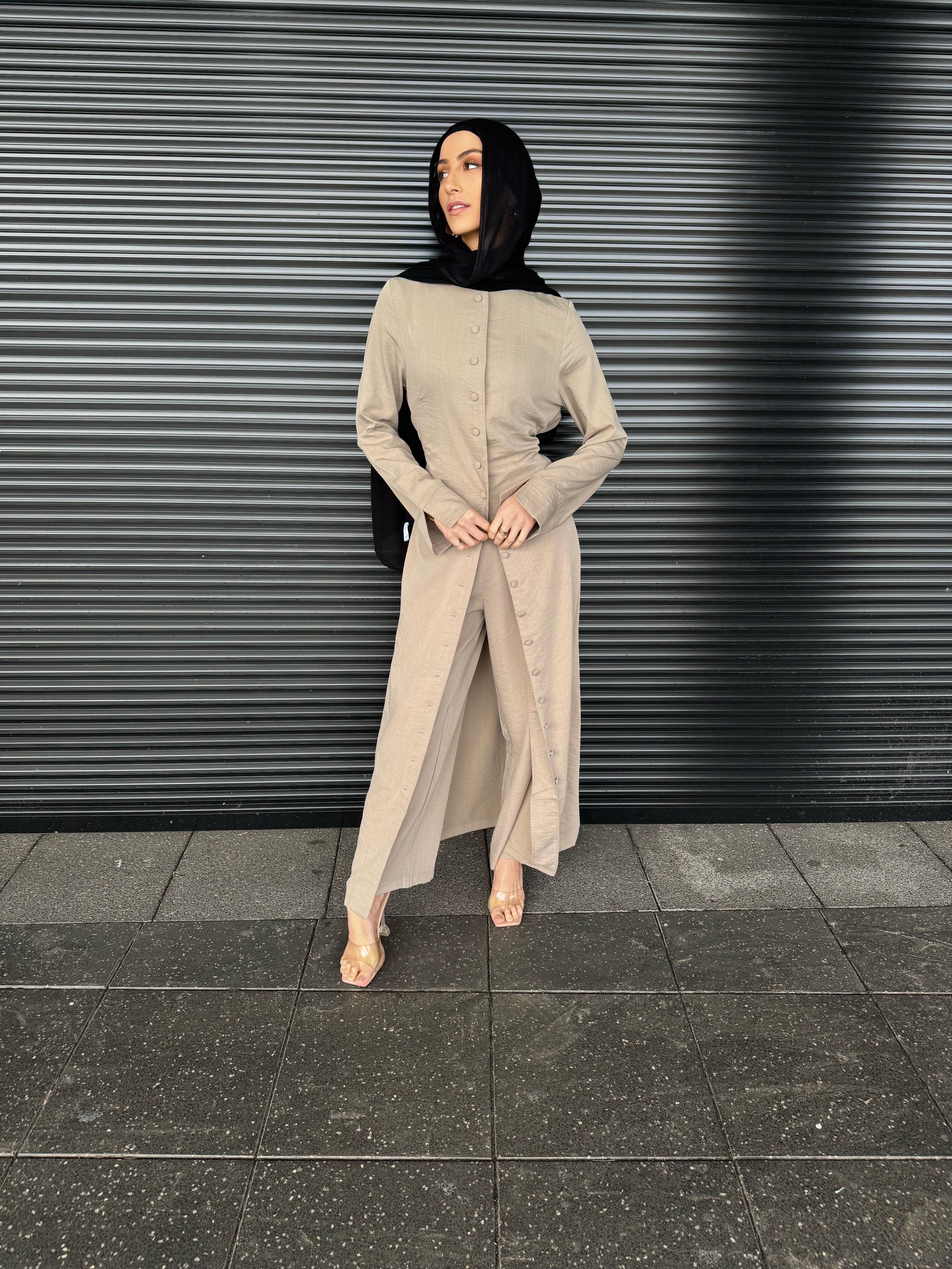 Amy long blazer set