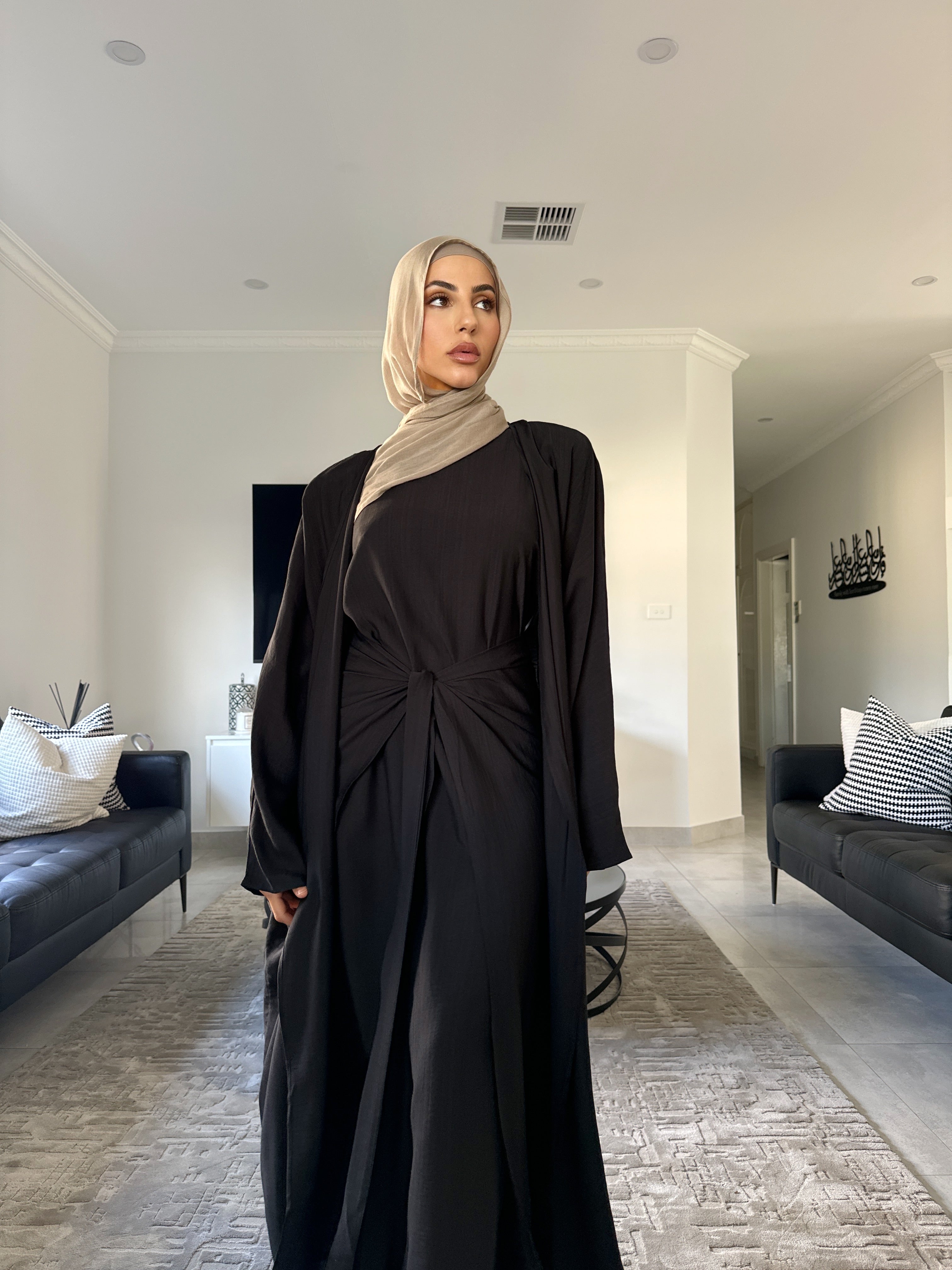 Dunya 3 piece abaya set