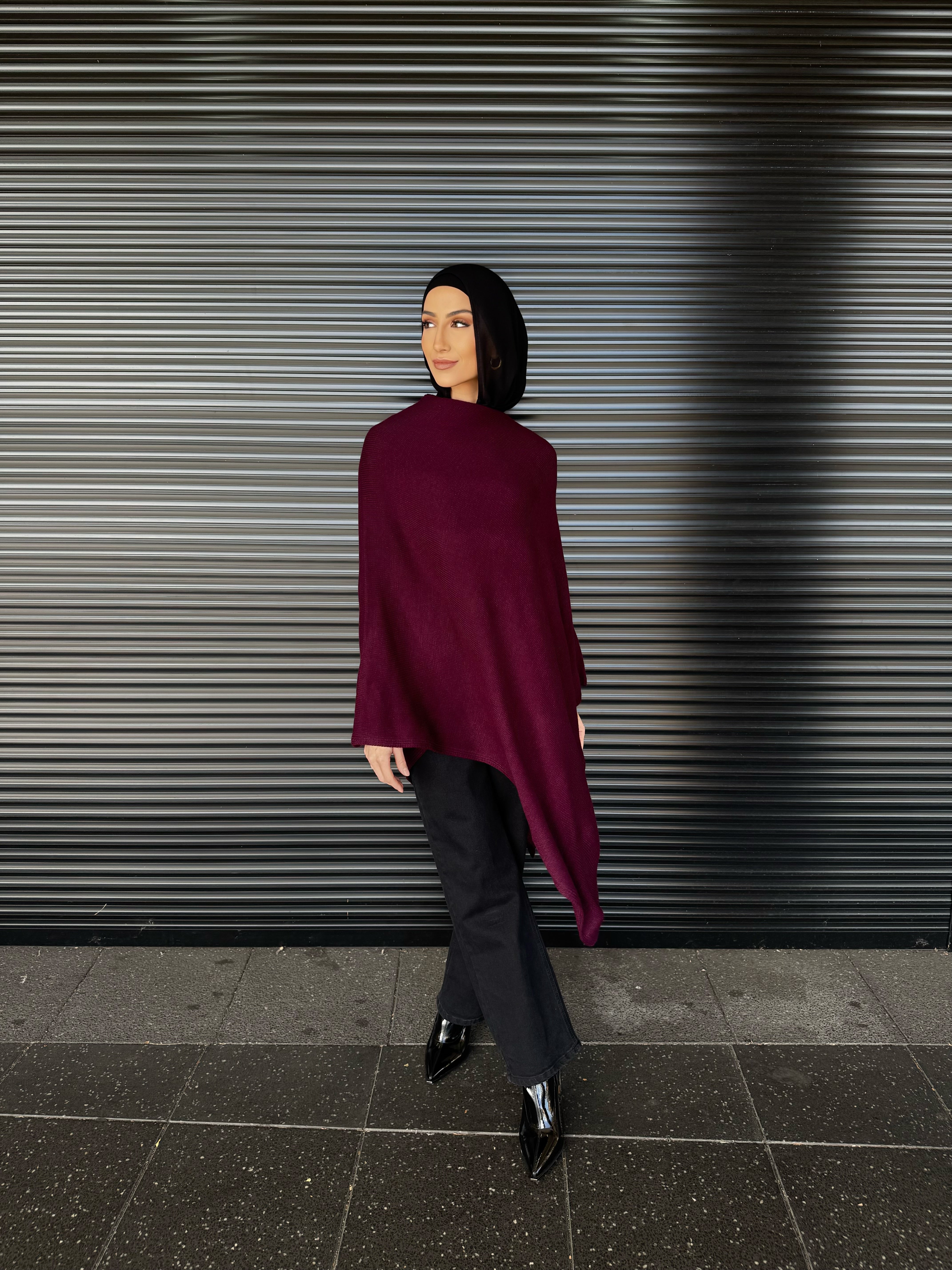 Paz Knit Poncho