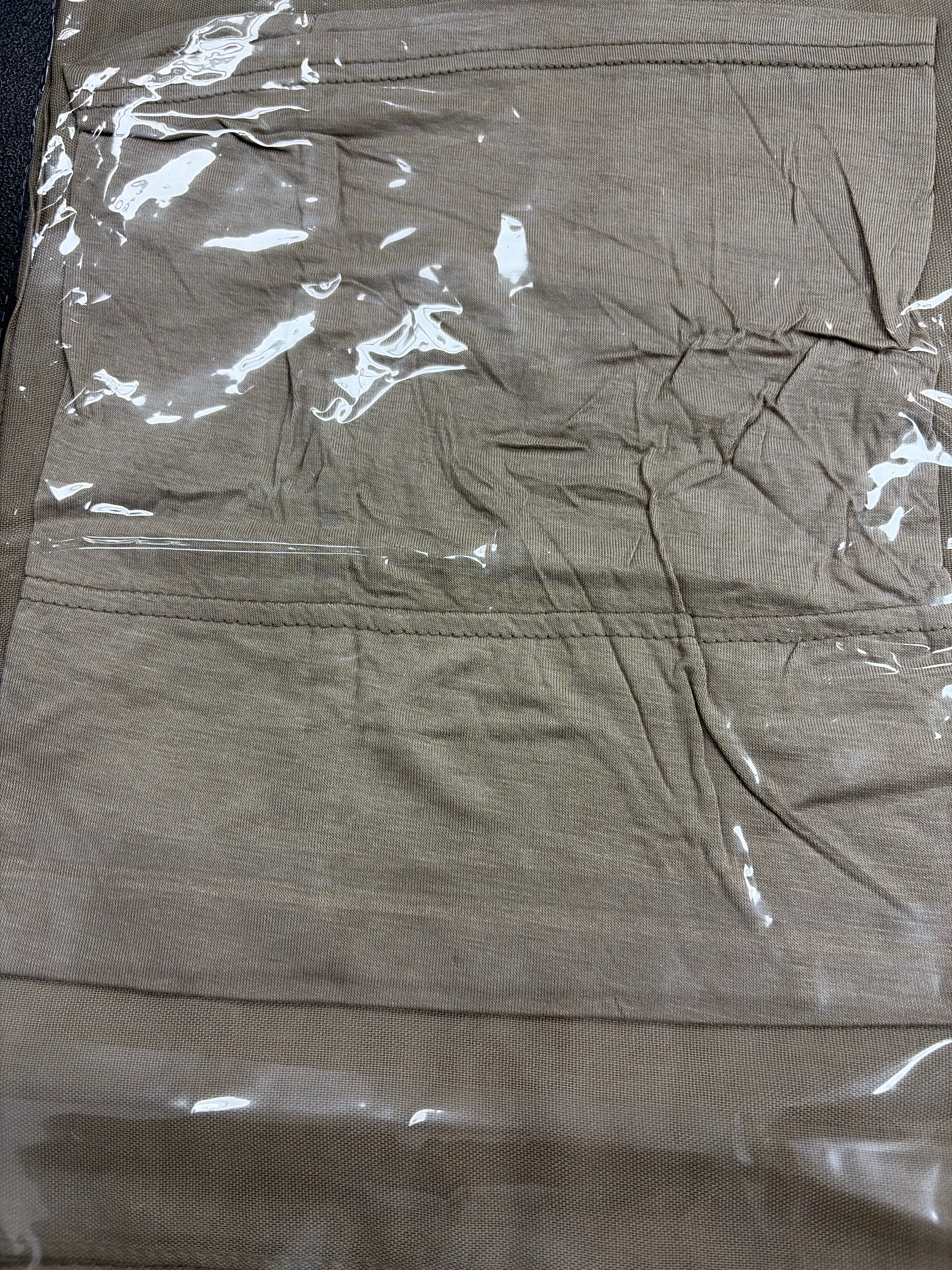 Single stitch hijab #129 sand