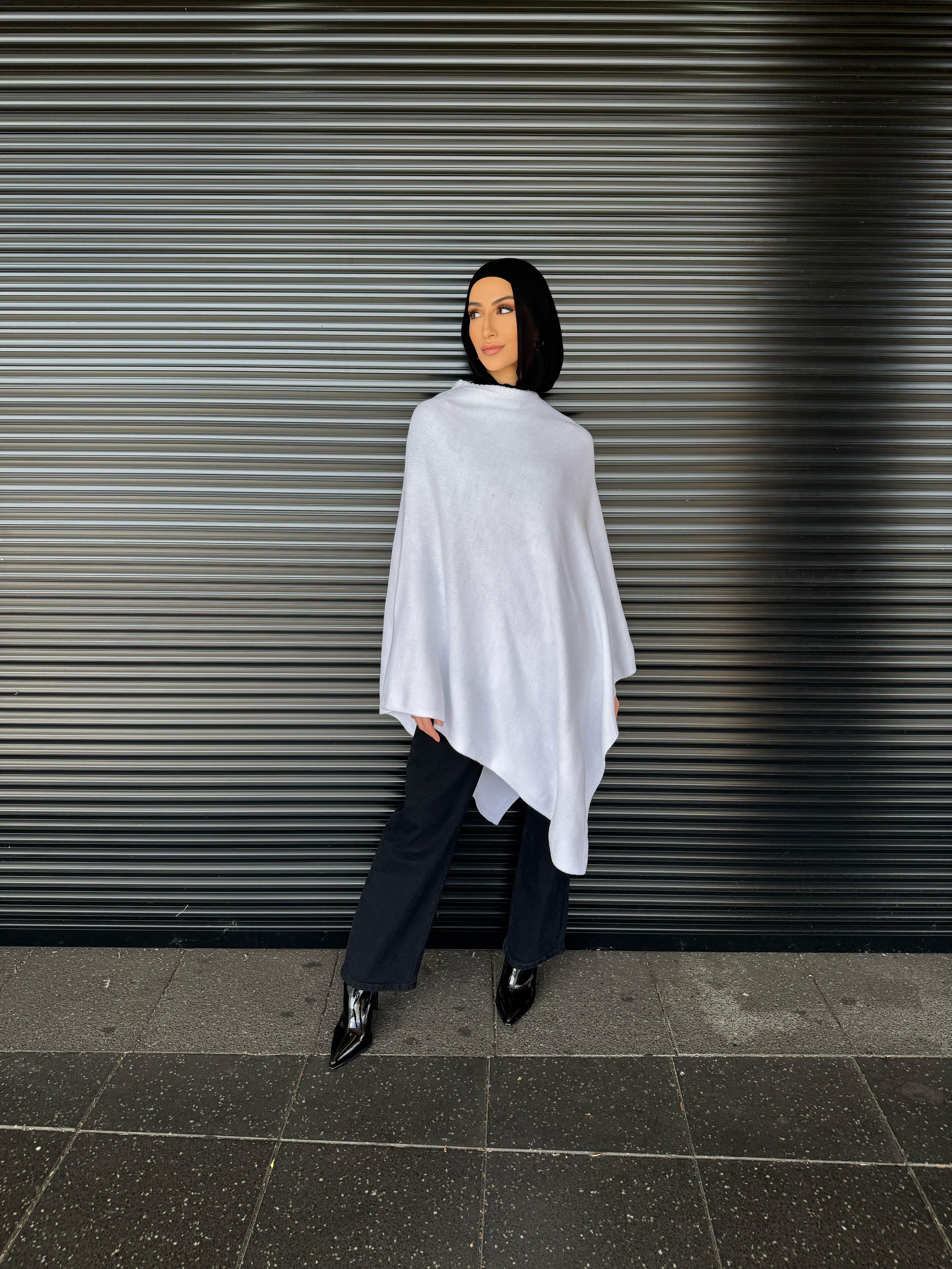 Paz Knit Poncho