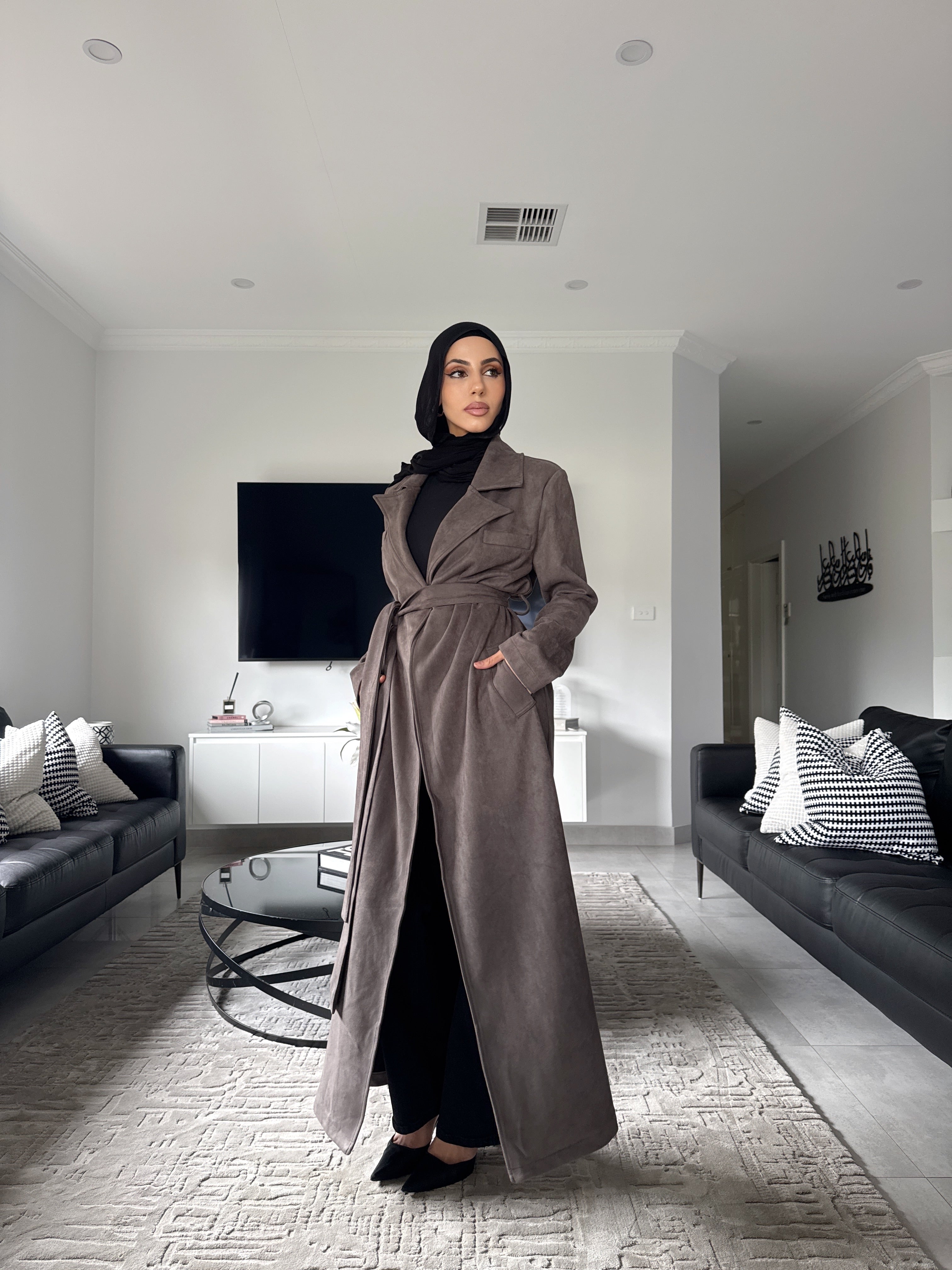 Selena Suede coat