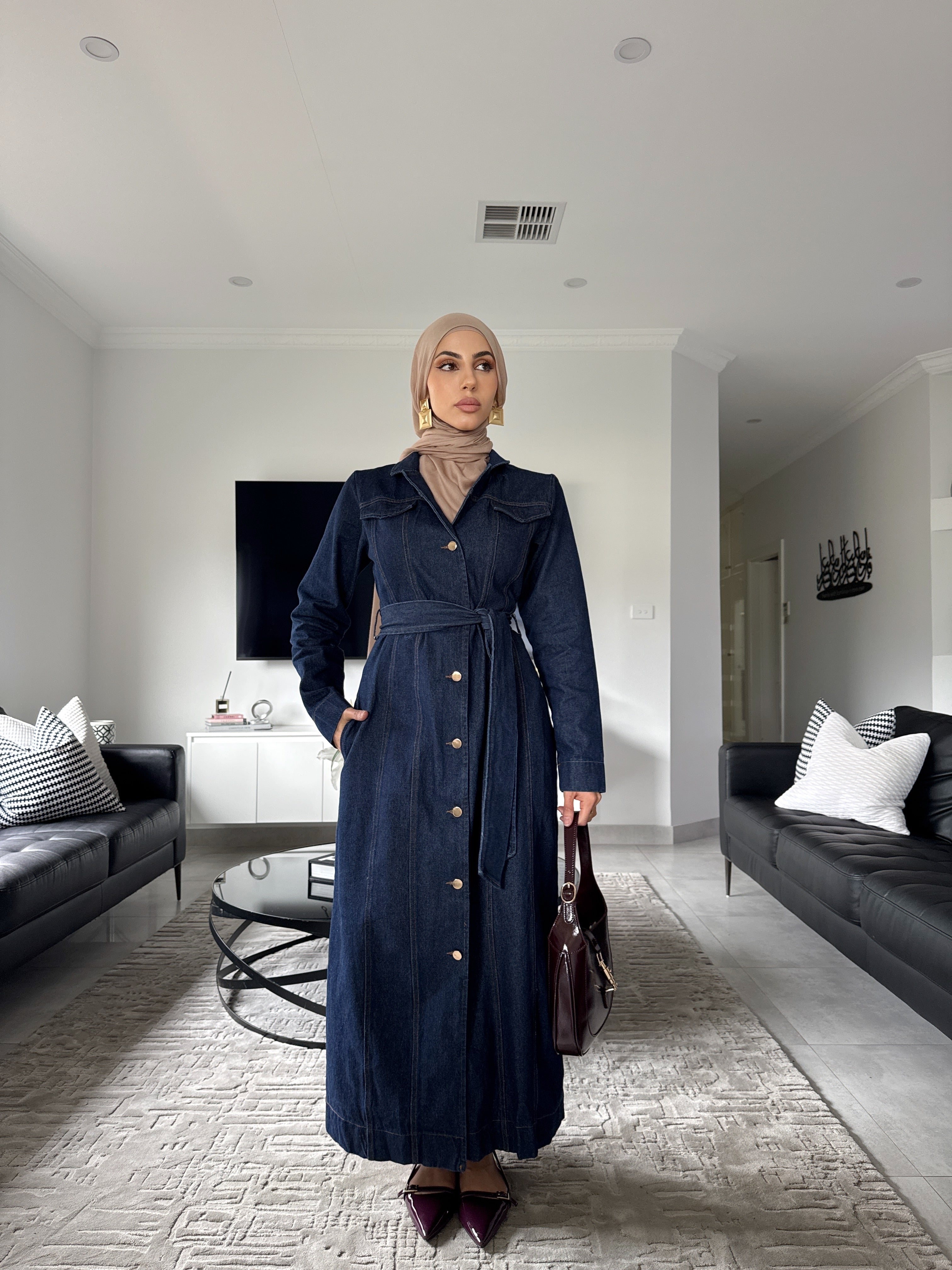 Dee Denim Dress Coat