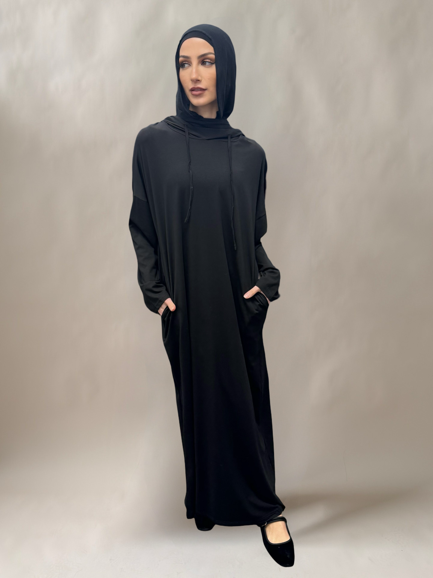 Noor jersey Hoody Dress