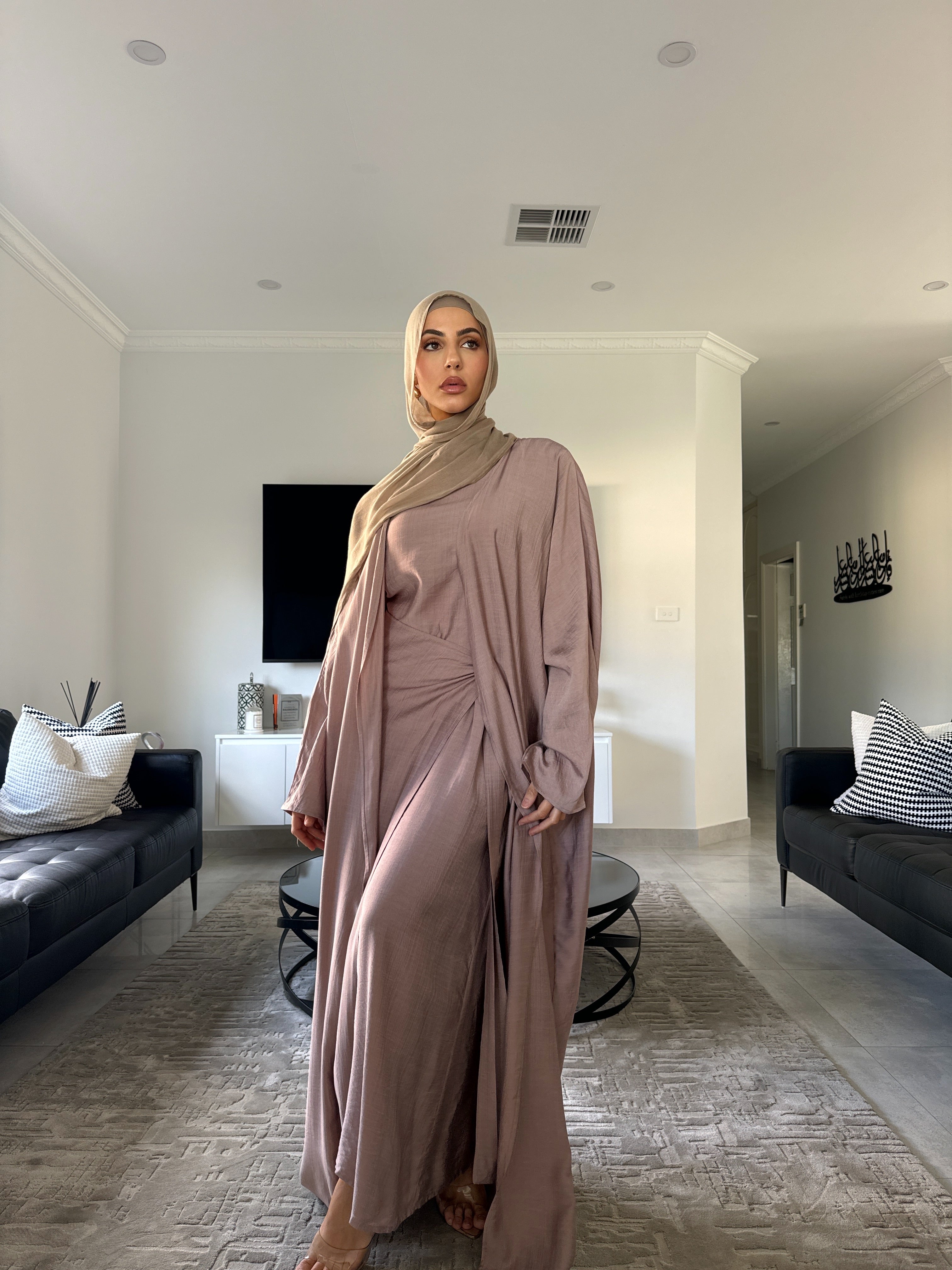 Dunya 3 piece abaya set