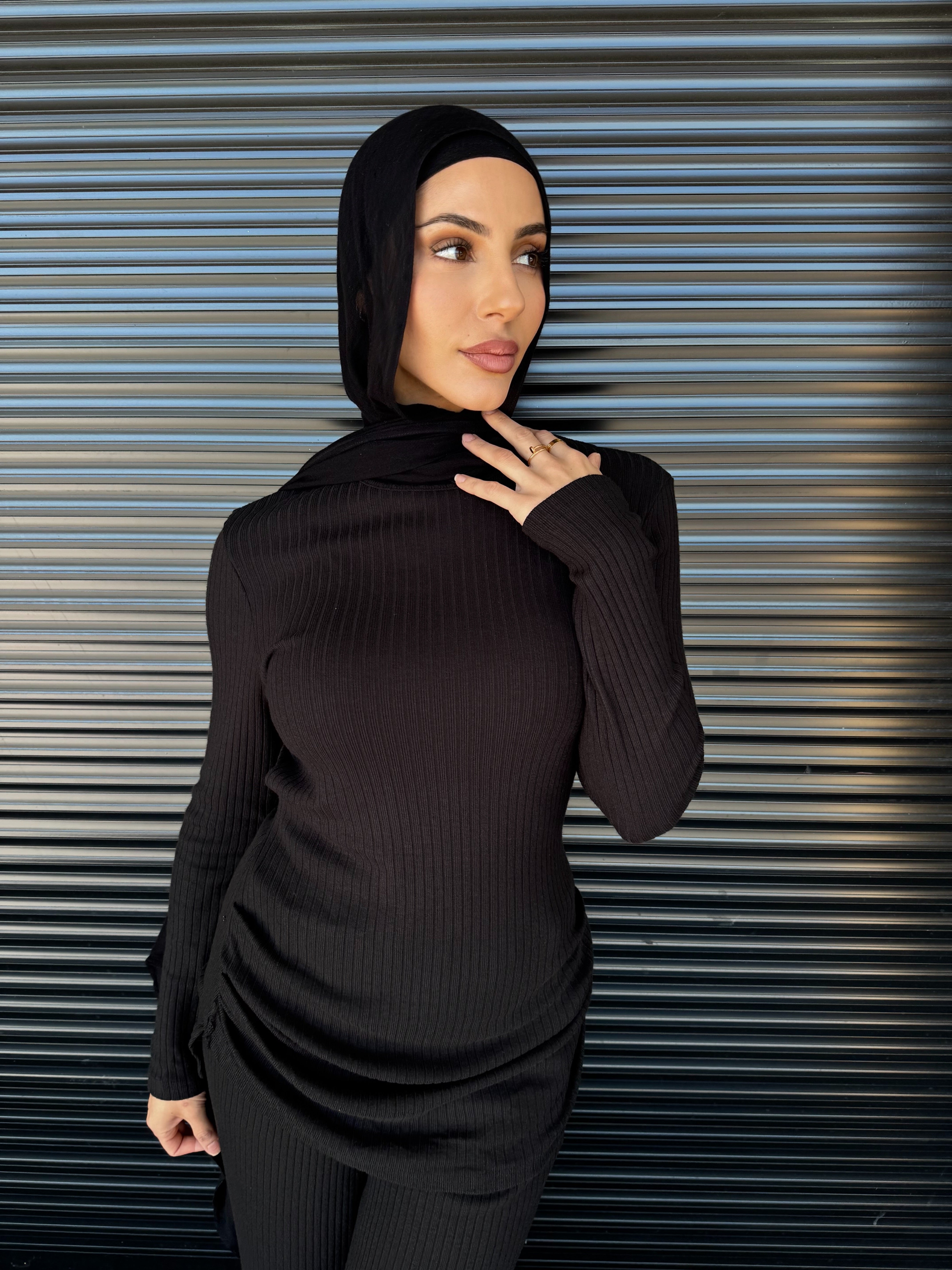 Simra ribbed set