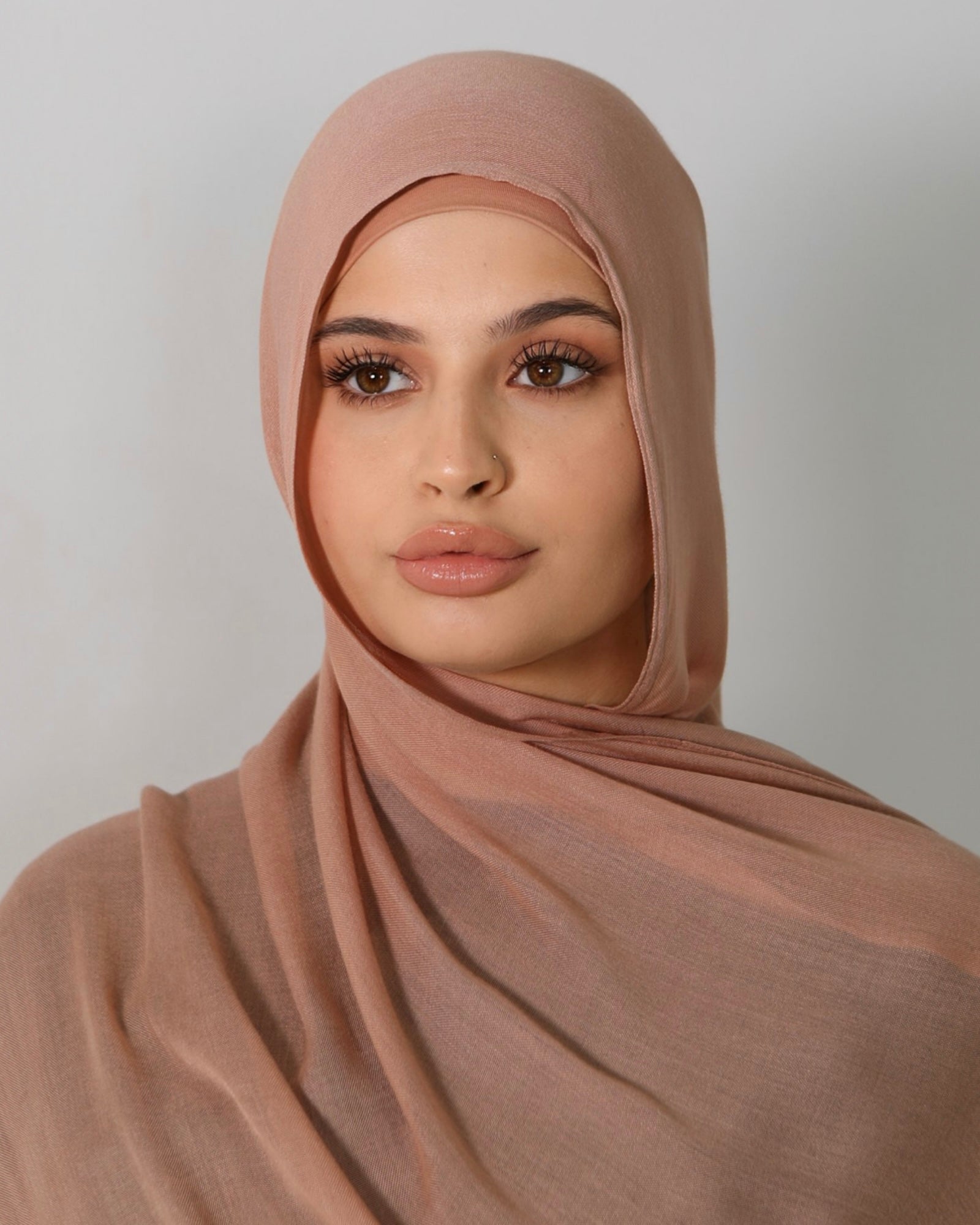 Hage Hijab Collection Dark Peach #10